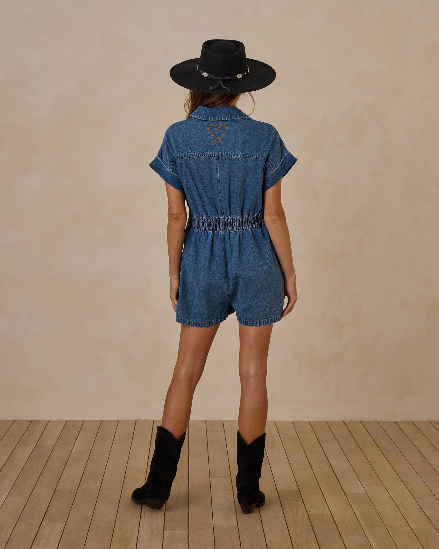 Utility Romper | Indigo