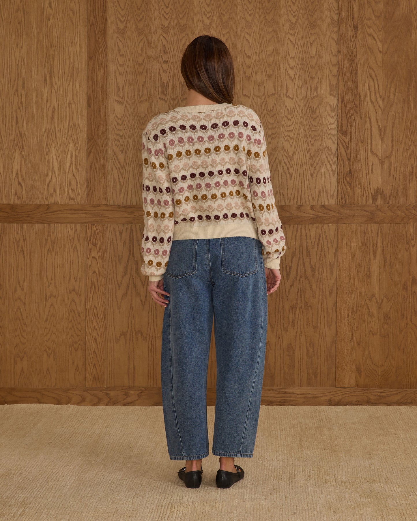 Cheyenne Cardigan | Floral Jacquard - Rylee + Cru | Kids Clothes | Trendy Baby Clothes | Modern Infant Outfits |