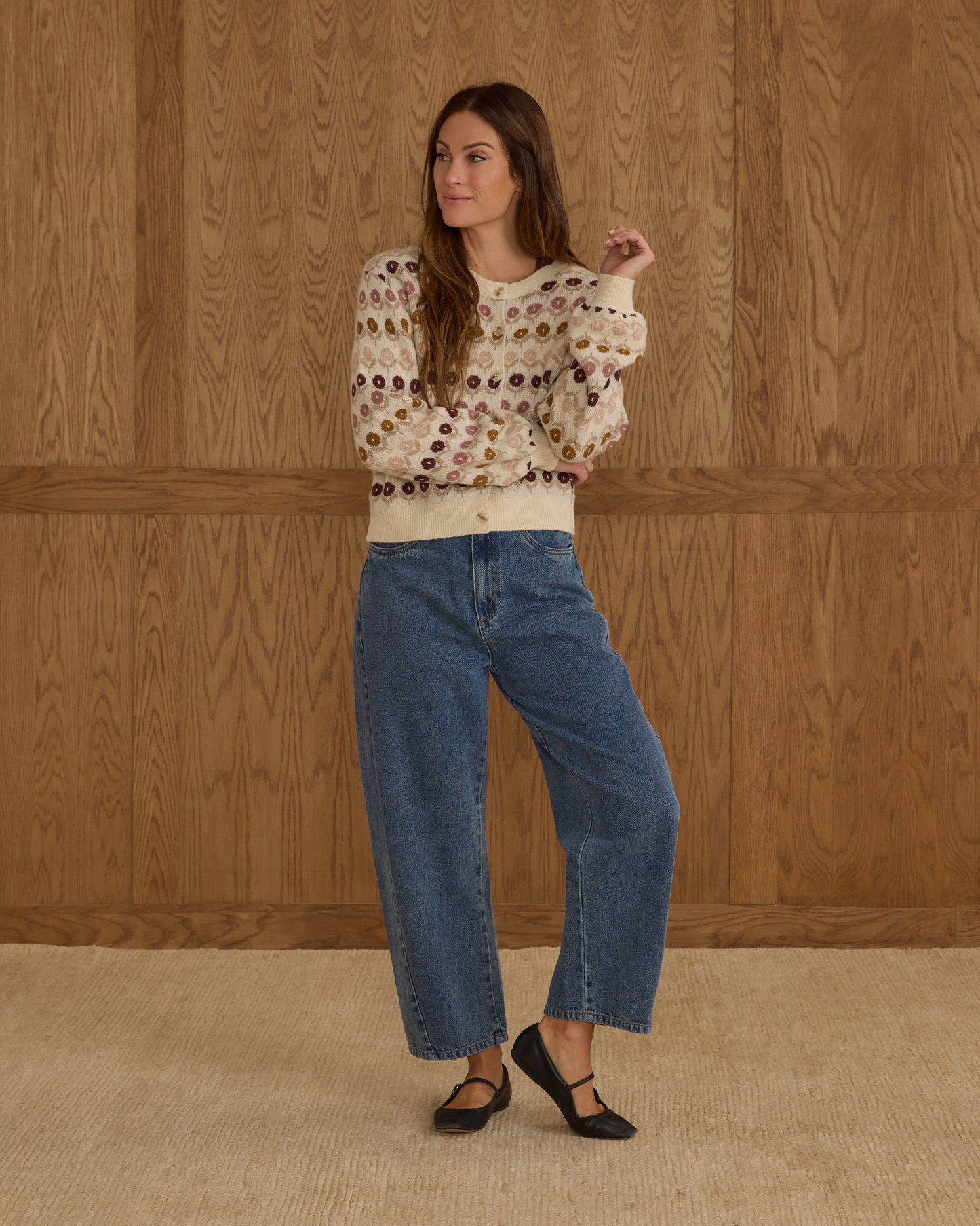 Cheyenne Cardigan | Floral Jacquard - Rylee + Cru | Kids Clothes | Trendy Baby Clothes | Modern Infant Outfits |