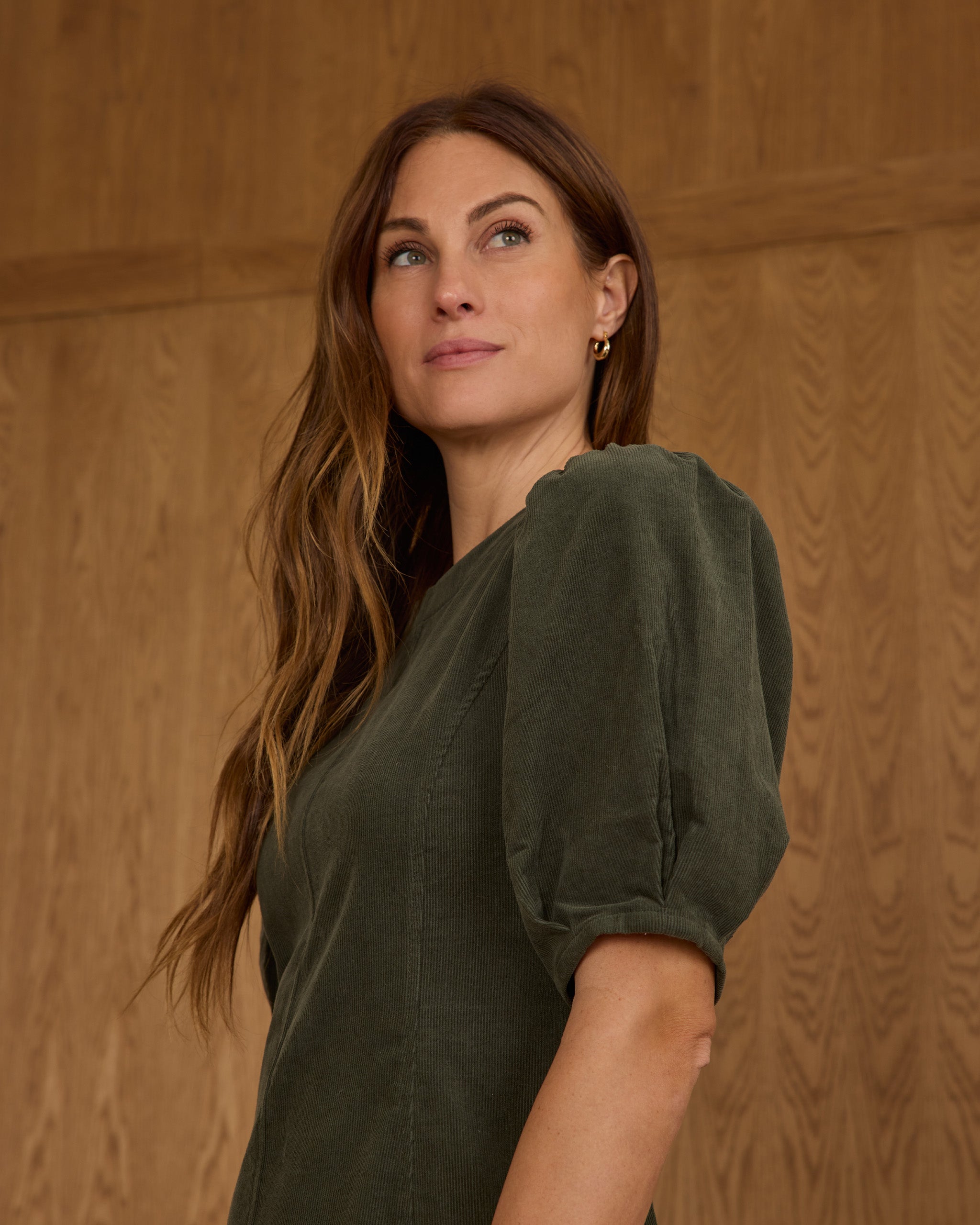 Levi Mini Dress | Evergreen - Rylee + Cru | Kids Clothes | Trendy Baby Clothes | Modern Infant Outfits |