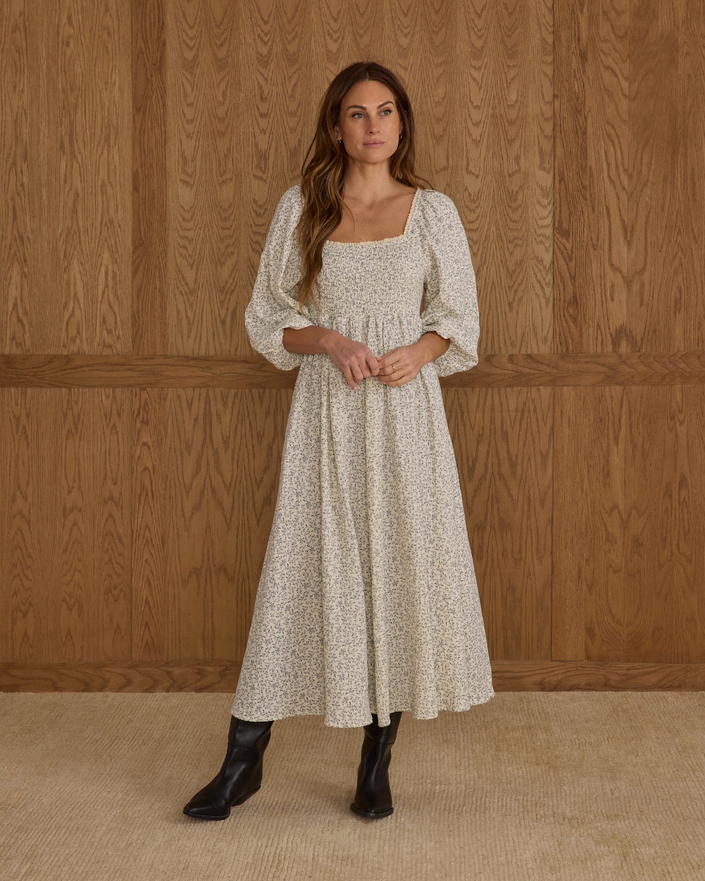 Della Dress | Blue Vines - Rylee + Cru | Kids Clothes | Trendy Baby Clothes | Modern Infant Outfits |