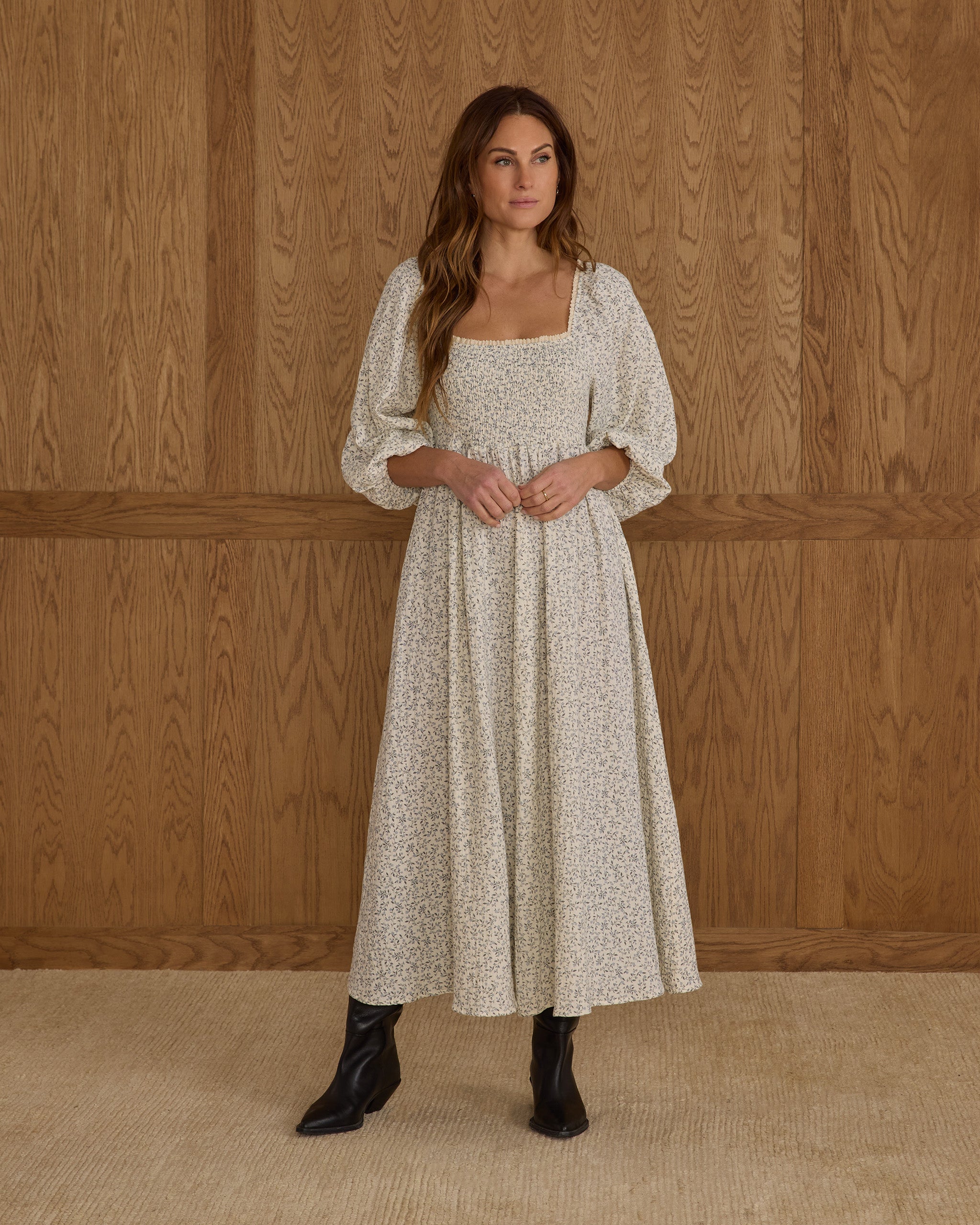 Della Dress | Blue Vines - Rylee + Cru | Kids Clothes | Trendy Baby Clothes | Modern Infant Outfits |