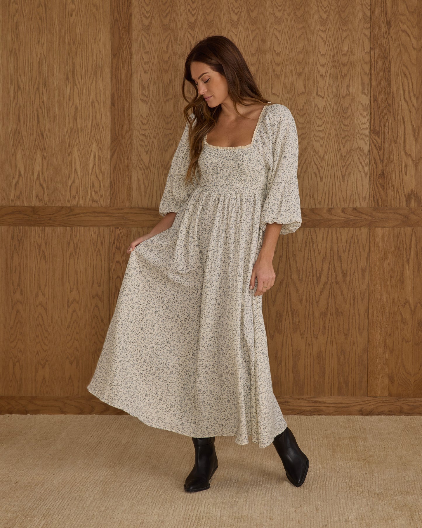 Della Dress | Blue Vines - Rylee + Cru | Kids Clothes | Trendy Baby Clothes | Modern Infant Outfits |