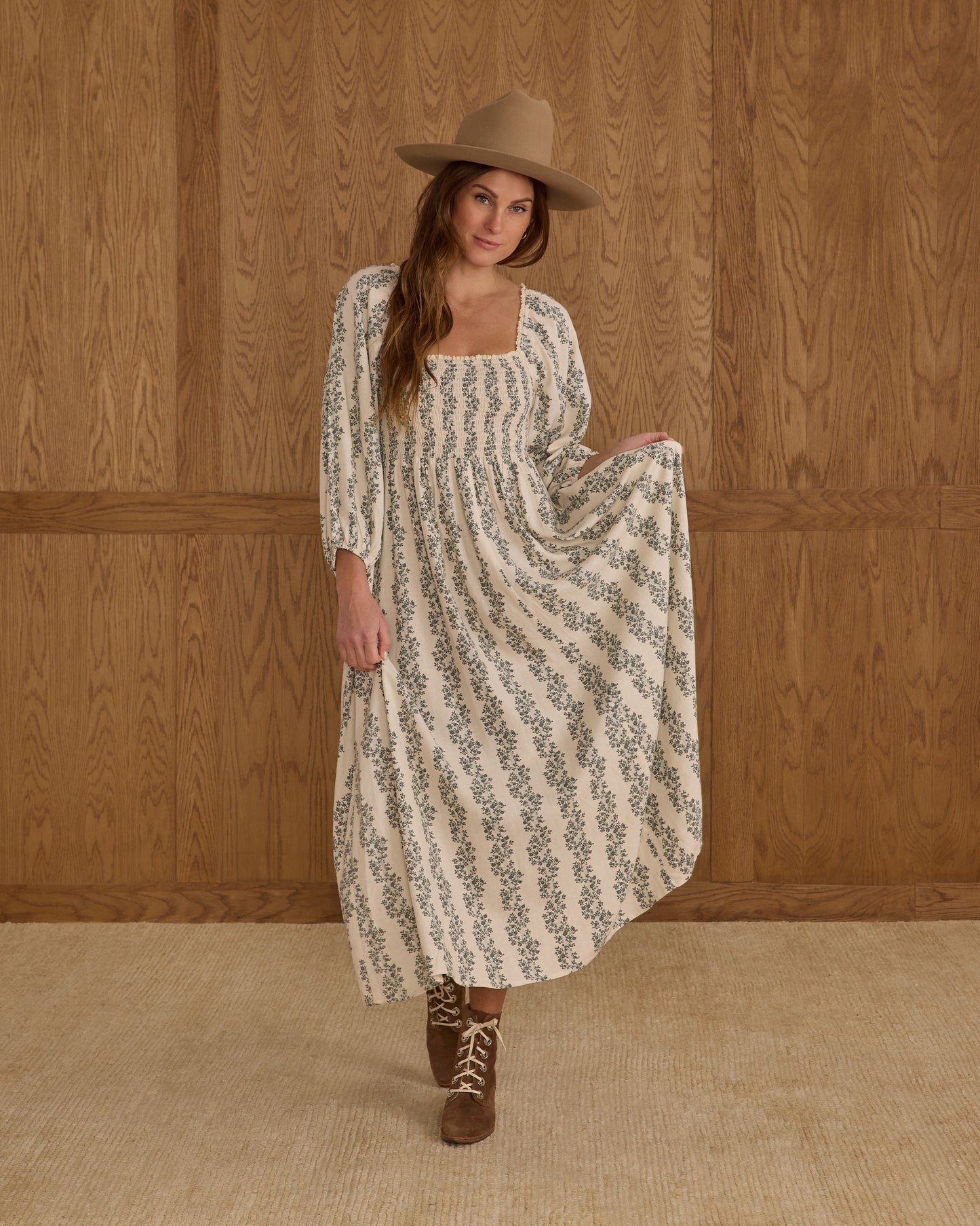 Della Dress | Green Vines - Rylee + Cru | Kids Clothes | Trendy Baby Clothes | Modern Infant Outfits |