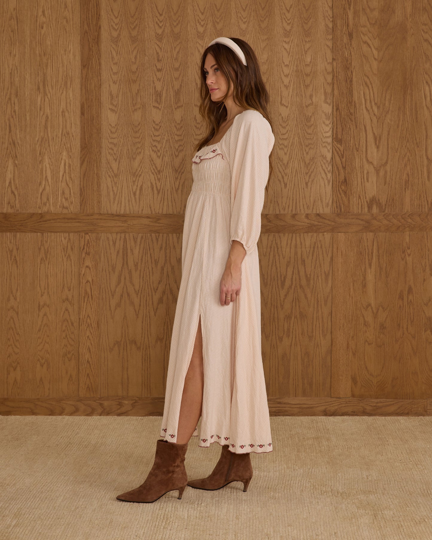 Magnolia Dress | Petal Gingham - Rylee + Cru | Kids Clothes | Trendy Baby Clothes | Modern Infant Outfits |