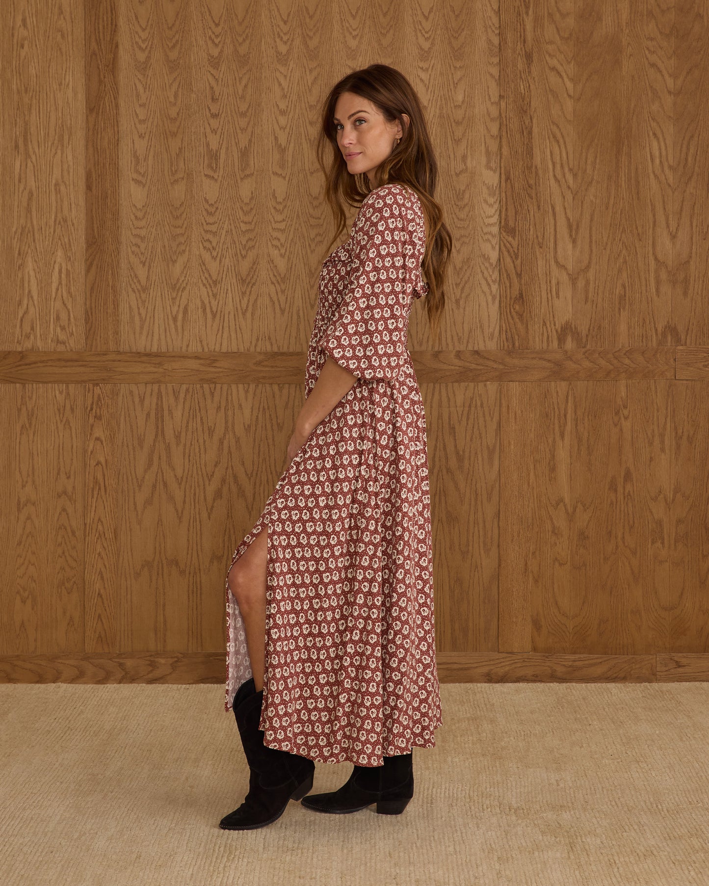 Magnolia Dress | Ruby Fleur - Rylee + Cru | Kids Clothes | Trendy Baby Clothes | Modern Infant Outfits |