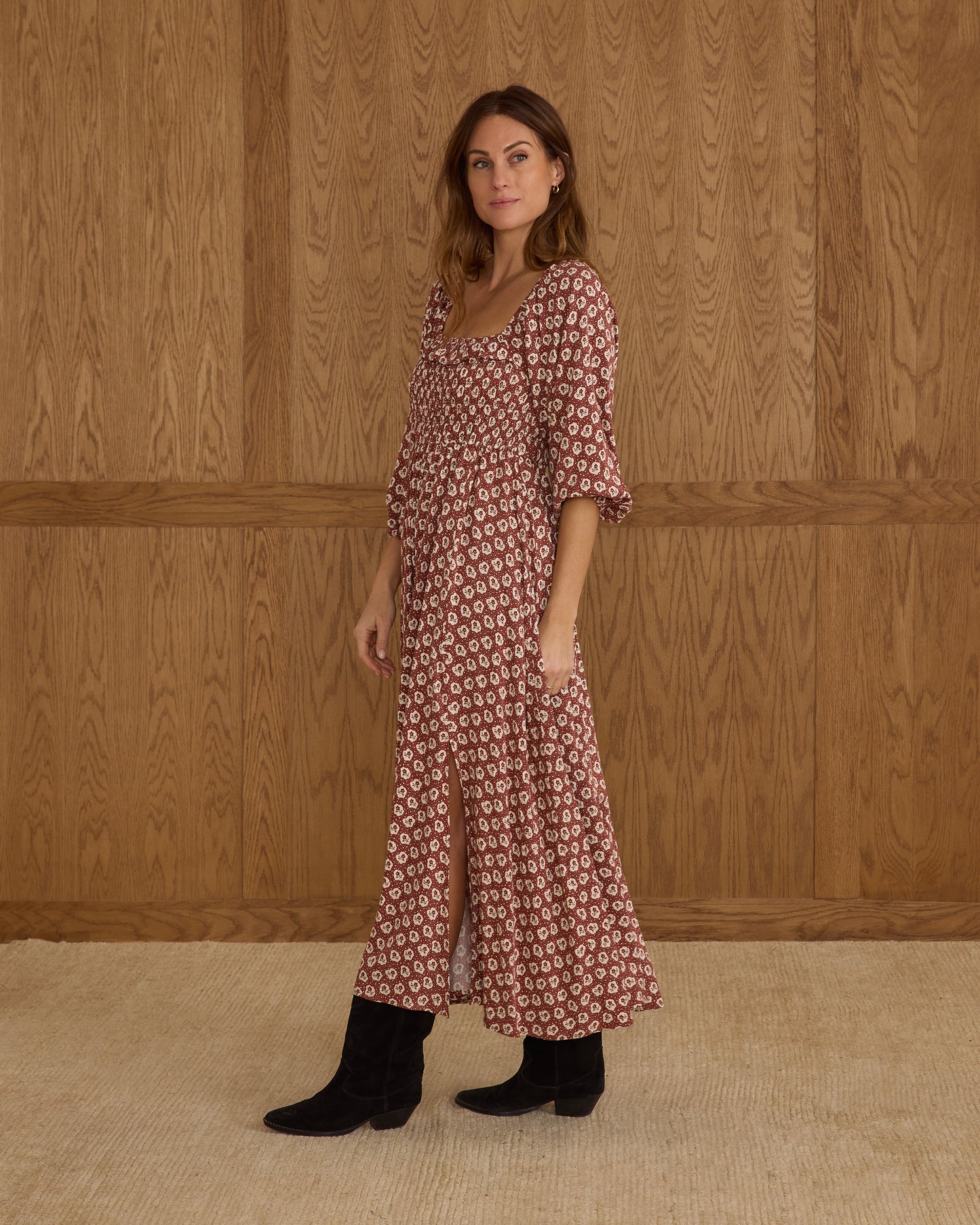 Magnolia Dress | Ruby Fleur - Rylee + Cru | Kids Clothes | Trendy Baby Clothes | Modern Infant Outfits |