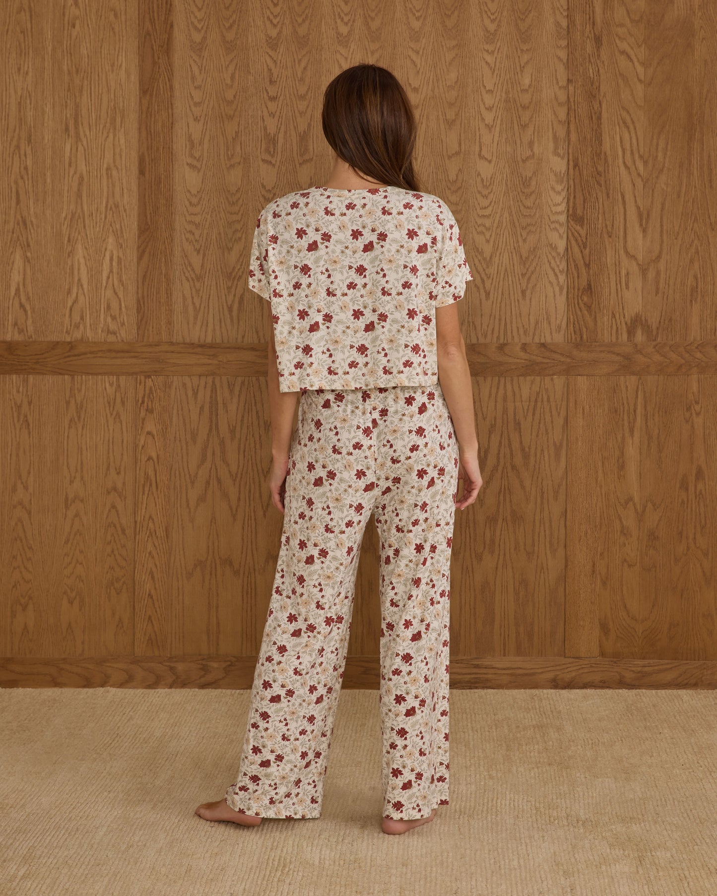 Ruthie Set | Holiday Floral - Rylee + Cru | Kids Clothes | Trendy Baby Clothes | Modern Infant Outfits |