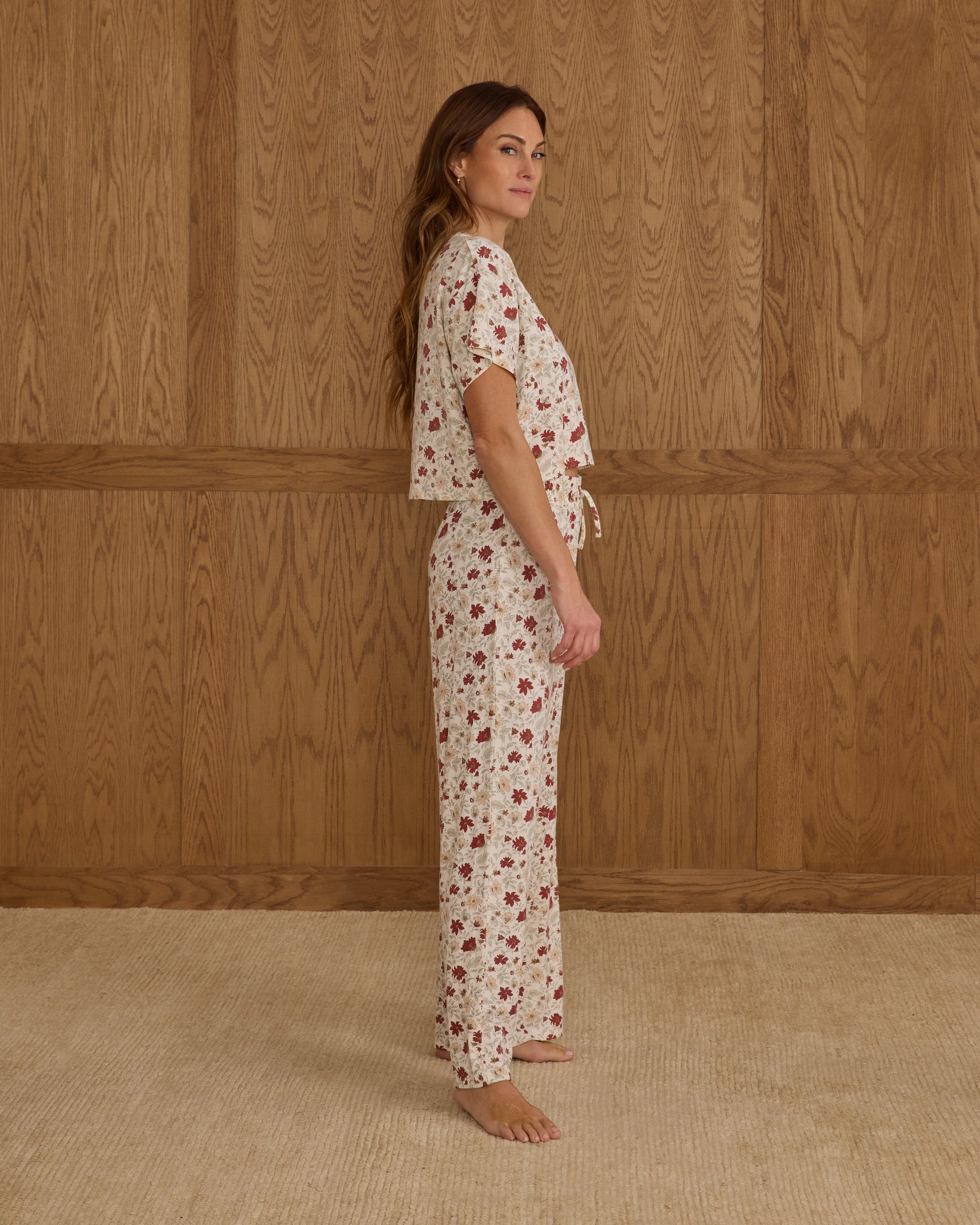 Ruthie Set | Holiday Floral - Rylee + Cru | Kids Clothes | Trendy Baby Clothes | Modern Infant Outfits |