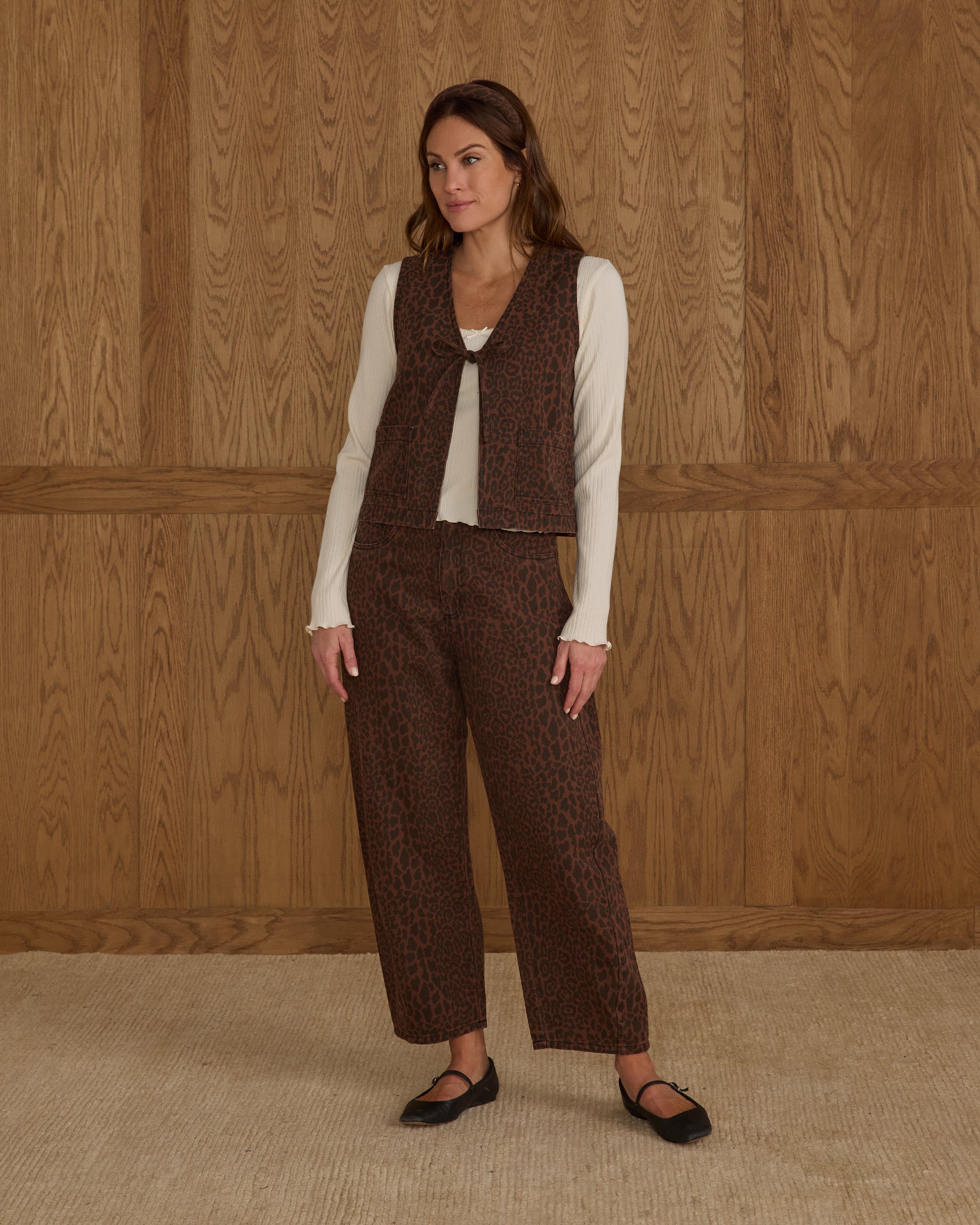 Utility Vest | Leopard - Rylee + Cru | Kids Clothes | Trendy Baby Clothes | Modern Infant Outfits |