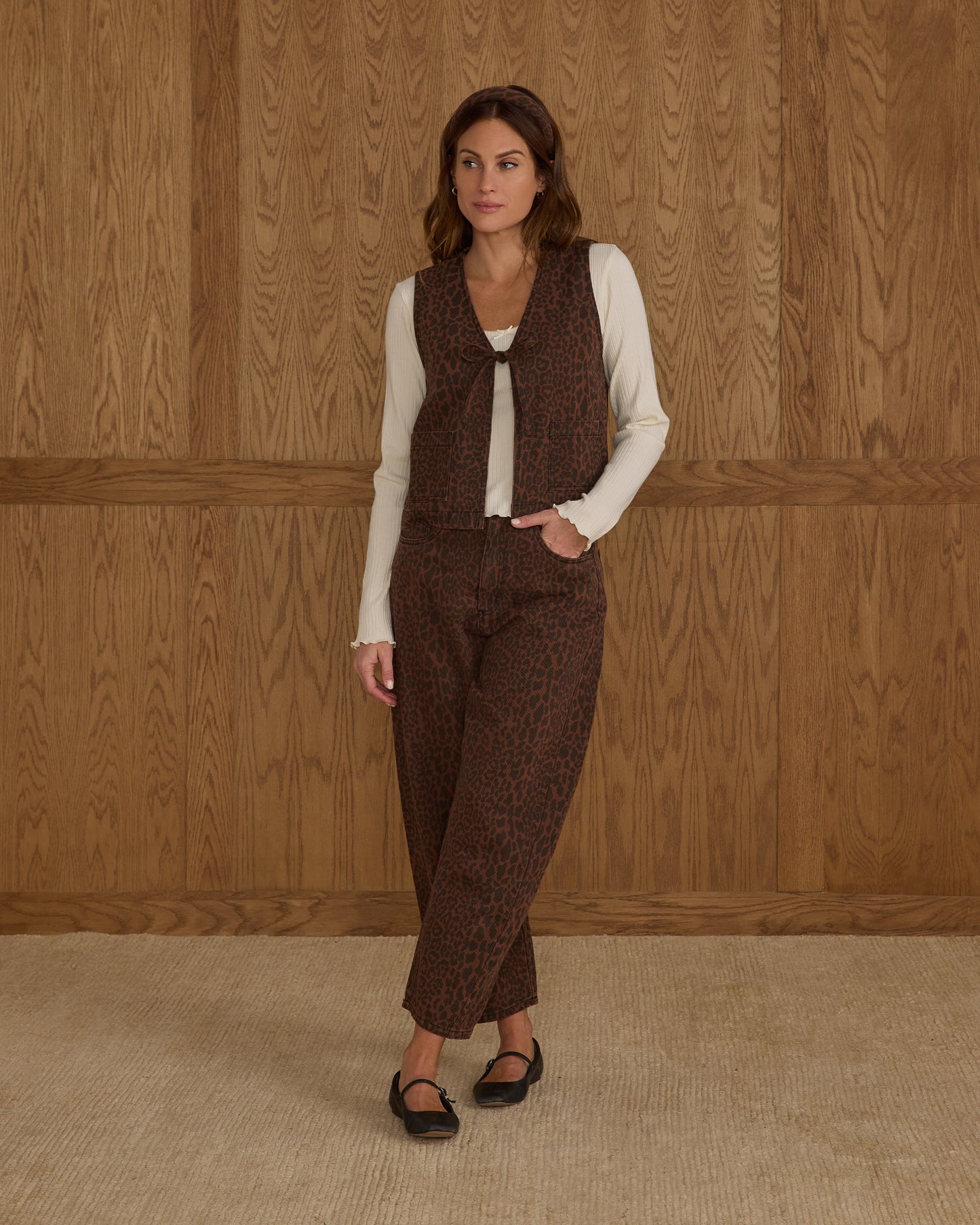 Utility Vest | Leopard - Rylee + Cru | Kids Clothes | Trendy Baby Clothes | Modern Infant Outfits |