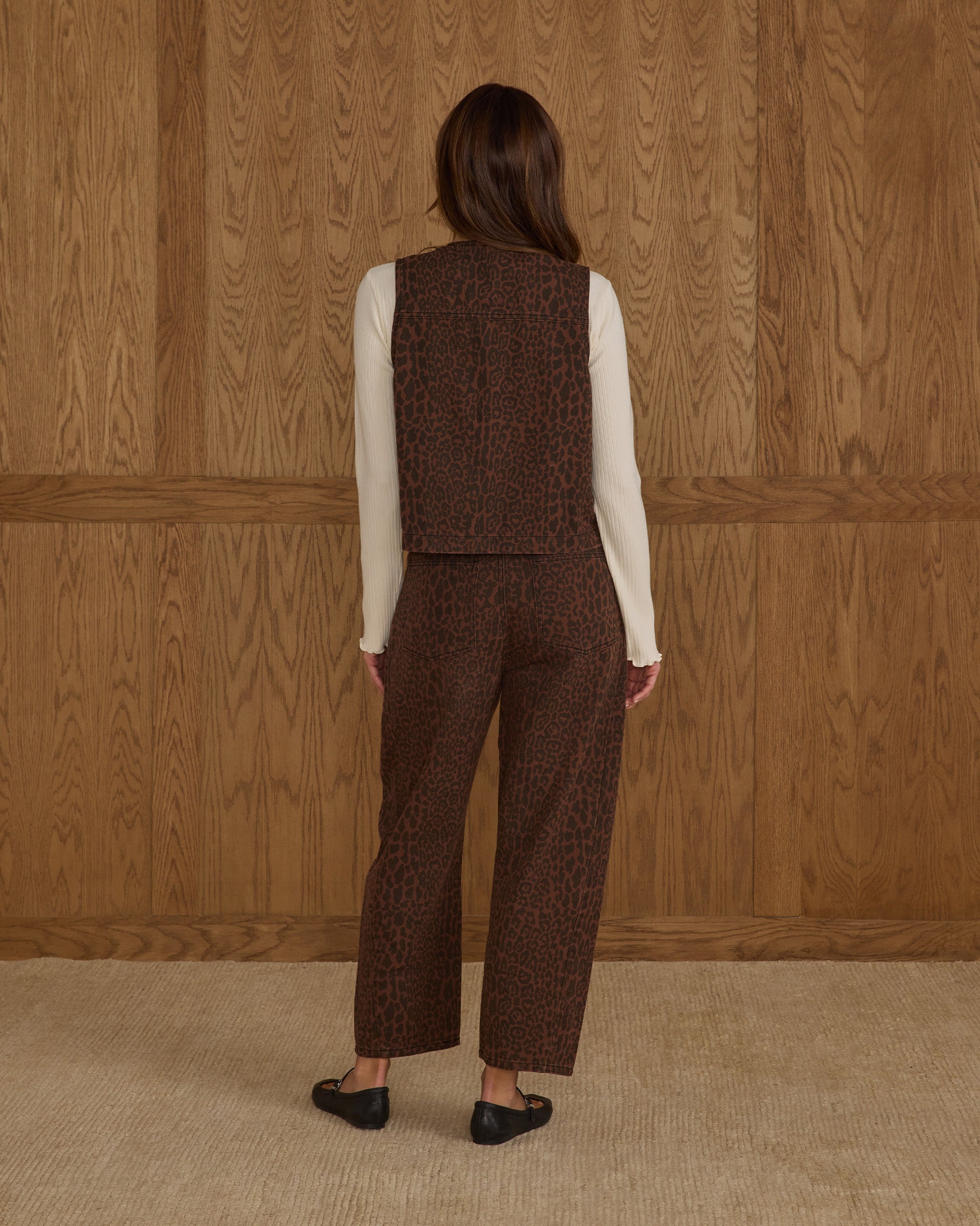 Utility Vest | Leopard - Rylee + Cru | Kids Clothes | Trendy Baby Clothes | Modern Infant Outfits |