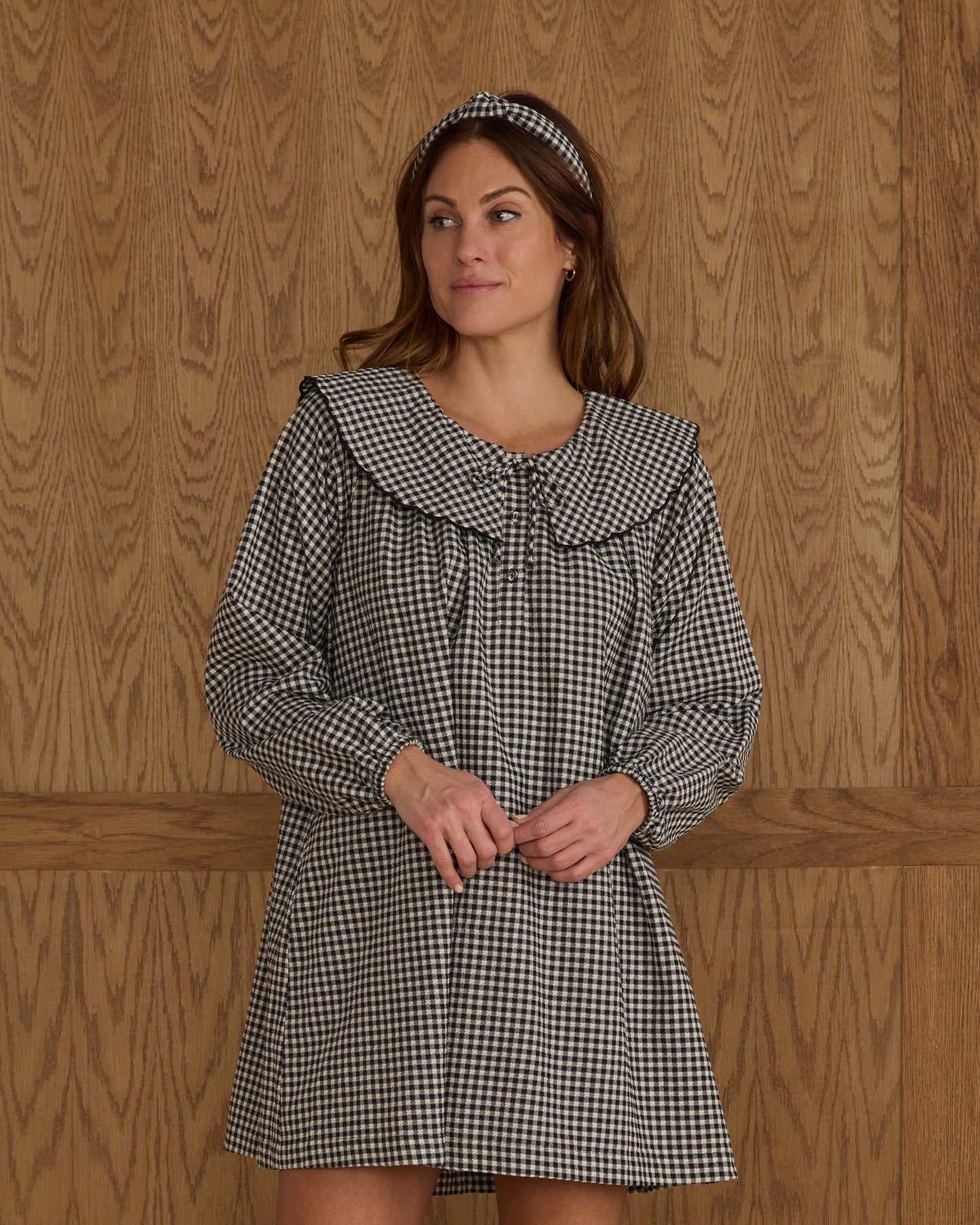 Mini Dress | Black Gingham - Rylee + Cru | Kids Clothes | Trendy Baby Clothes | Modern Infant Outfits |