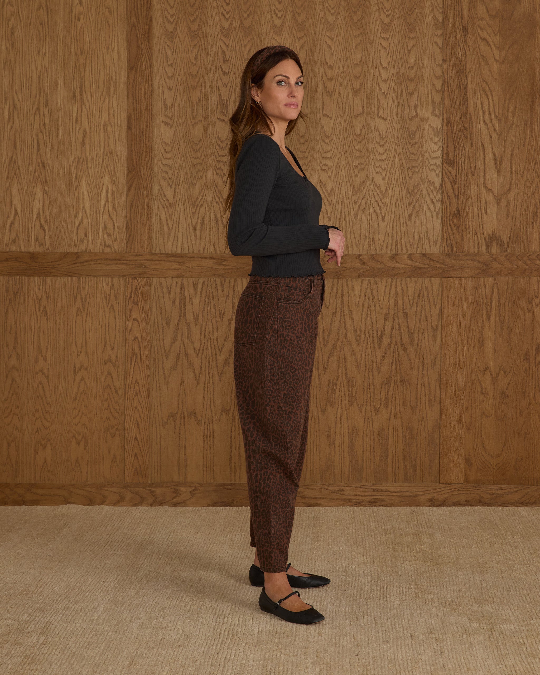 Ribbed Long Sleeve | Black - Rylee + Cru | Kids Clothes | Trendy Baby Clothes | Modern Infant Outfits |