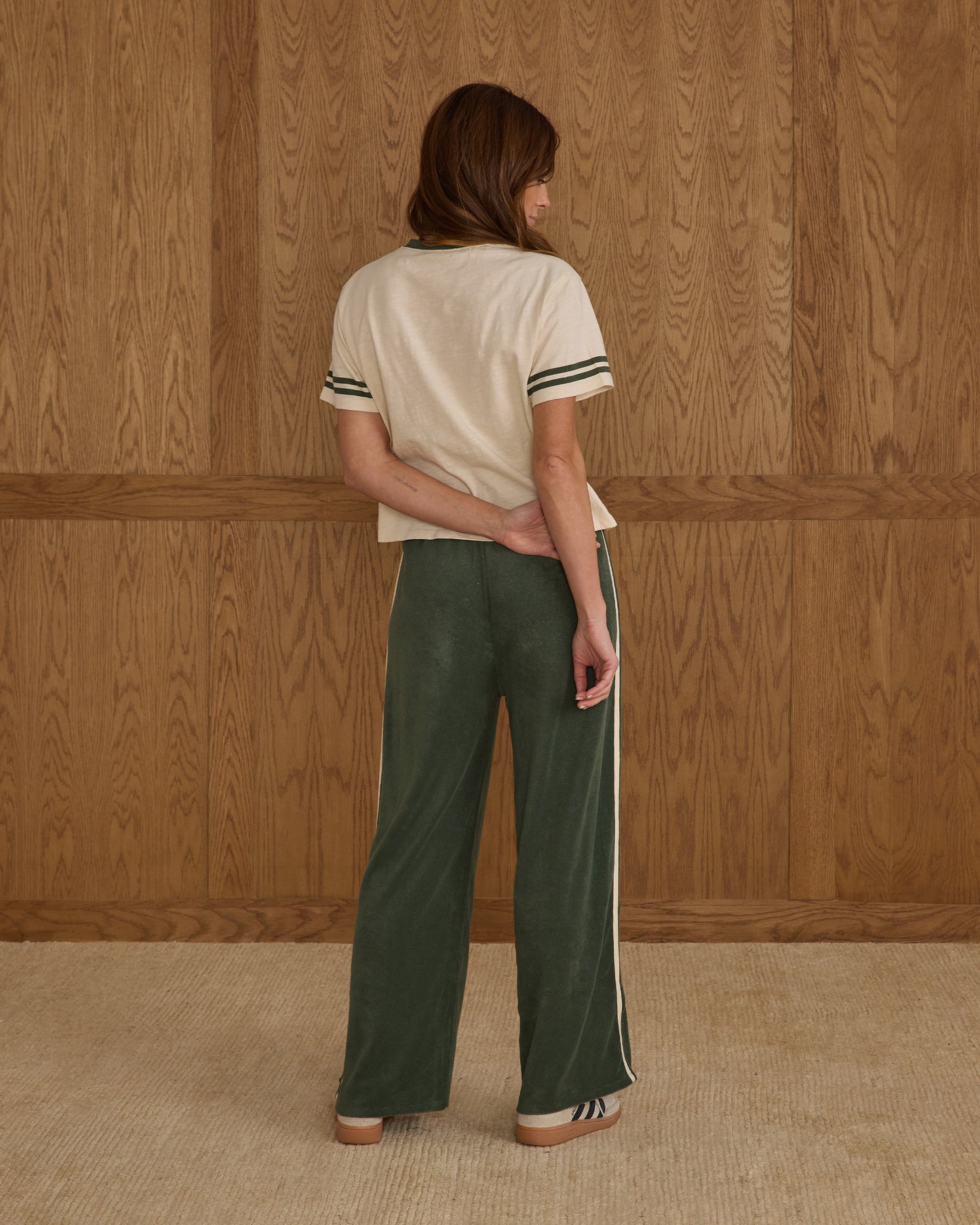 Track Pant | Green - Rylee + Cru | Kids Clothes | Trendy Baby Clothes | Modern Infant Outfits |