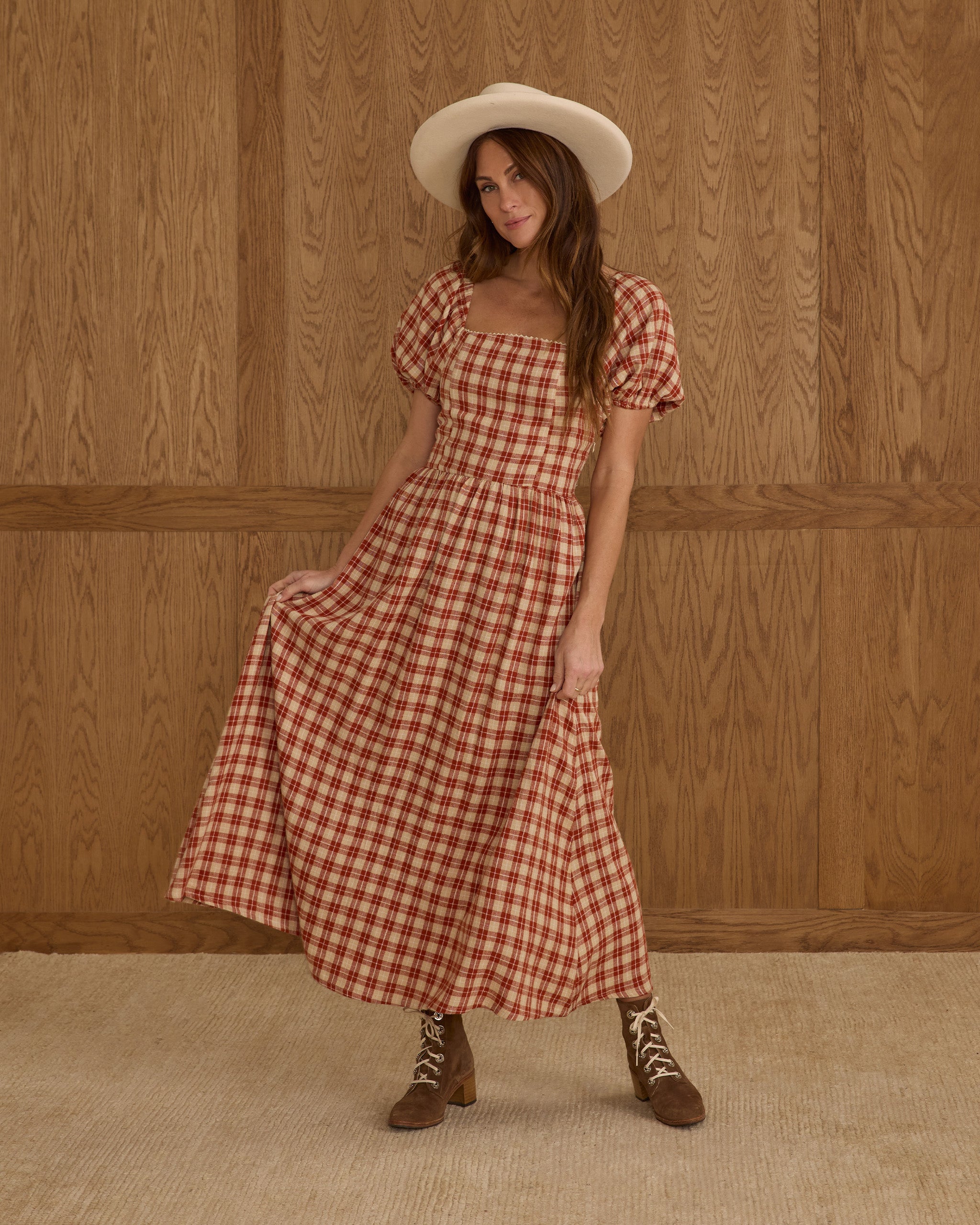 Chiara Dress | Red Plaid – Rylee + Cru