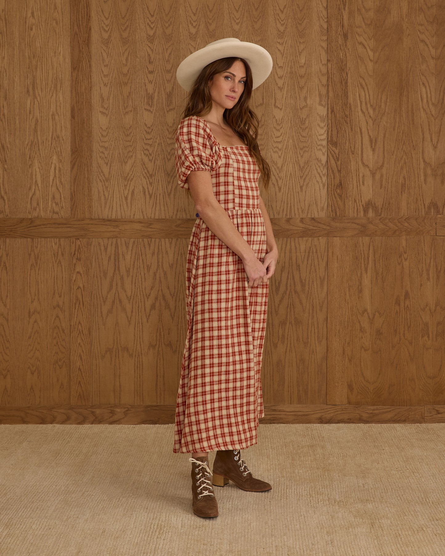 Chiara Dress | Red Plaid - Rylee + Cru | Kids Clothes | Trendy Baby Clothes | Modern Infant Outfits |