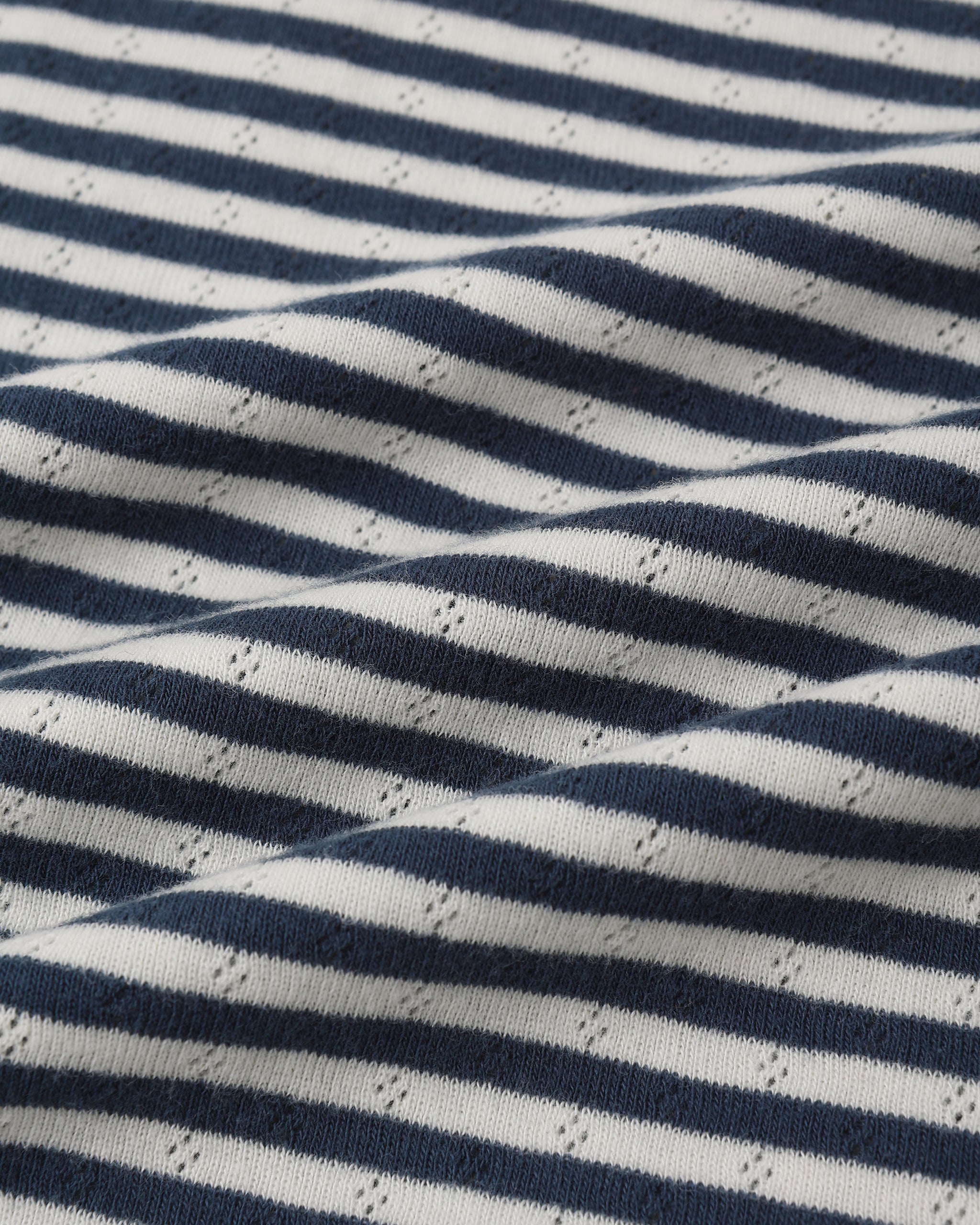 Women's Pointelle Tee Navy Stripe - Rylee + Cru | Kids Clothes | Trendy Baby Clothes | Modern Infant Outfits |