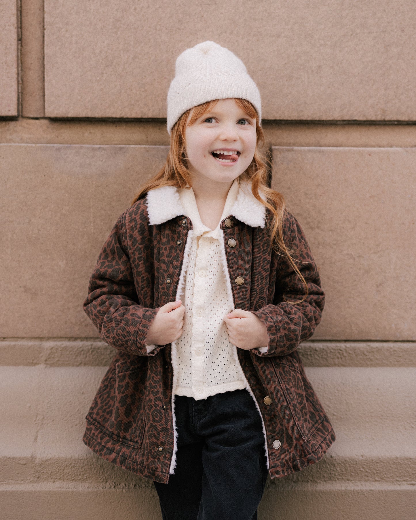 Beanie || Heathered Oatmeal - Rylee + Cru | Kids Clothes | Trendy Baby Clothes | Modern Infant Outfits |