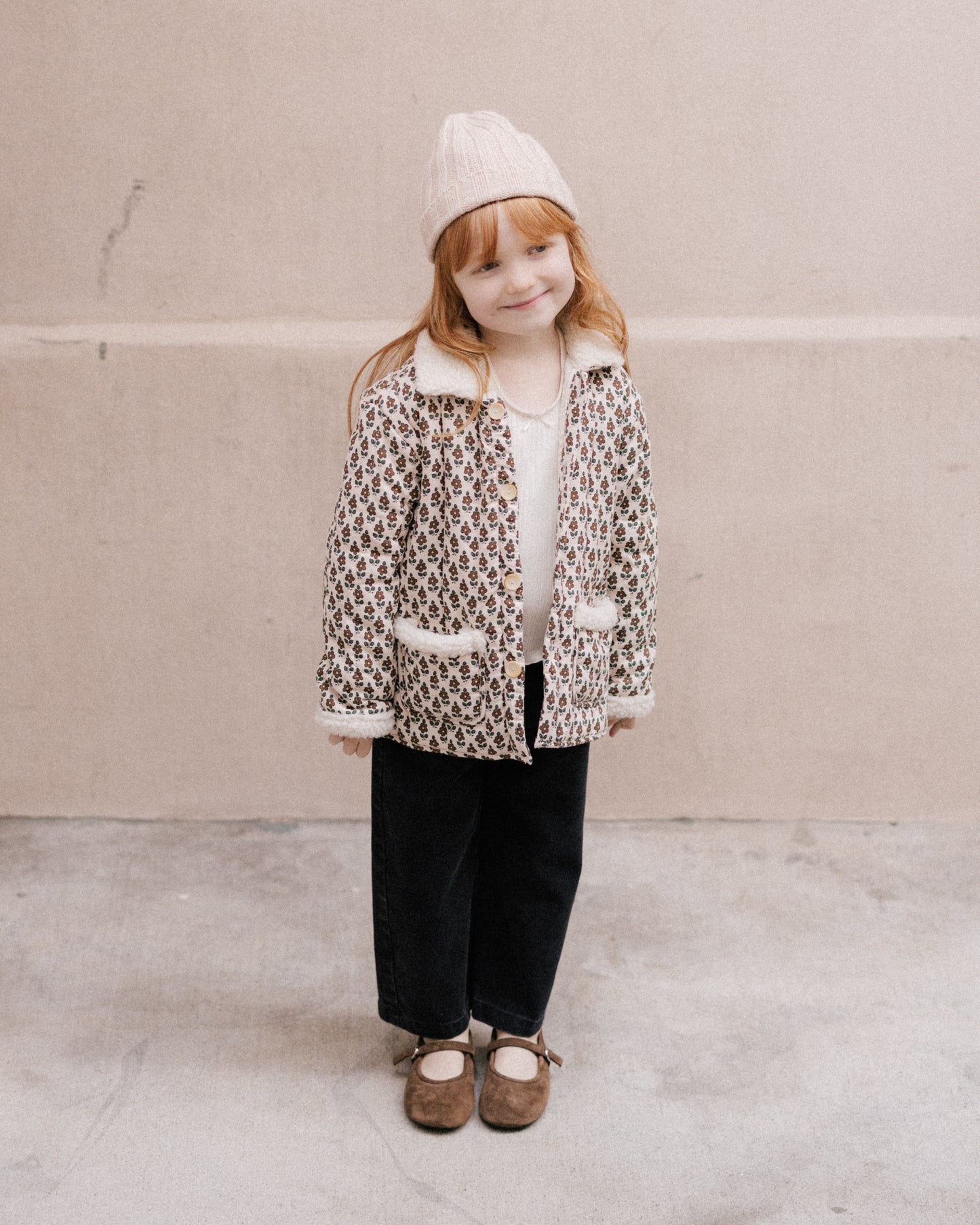 Quilted Coat || Harvest Floral - Rylee + Cru | Kids Clothes | Trendy Baby Clothes | Modern Infant Outfits |