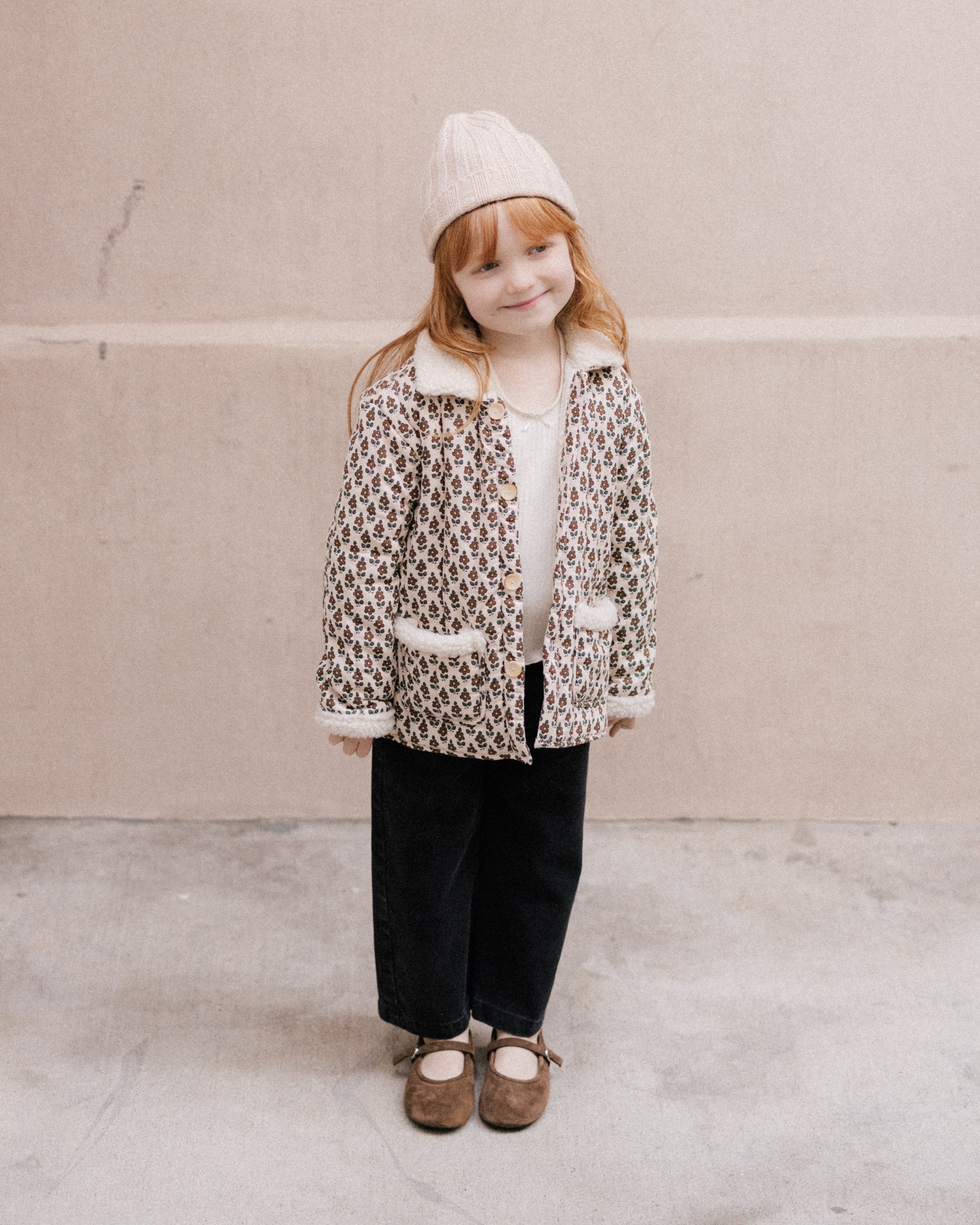 Quilted Coat || Harvest Floral - Rylee + Cru | Kids Clothes | Trendy Baby Clothes | Modern Infant Outfits |