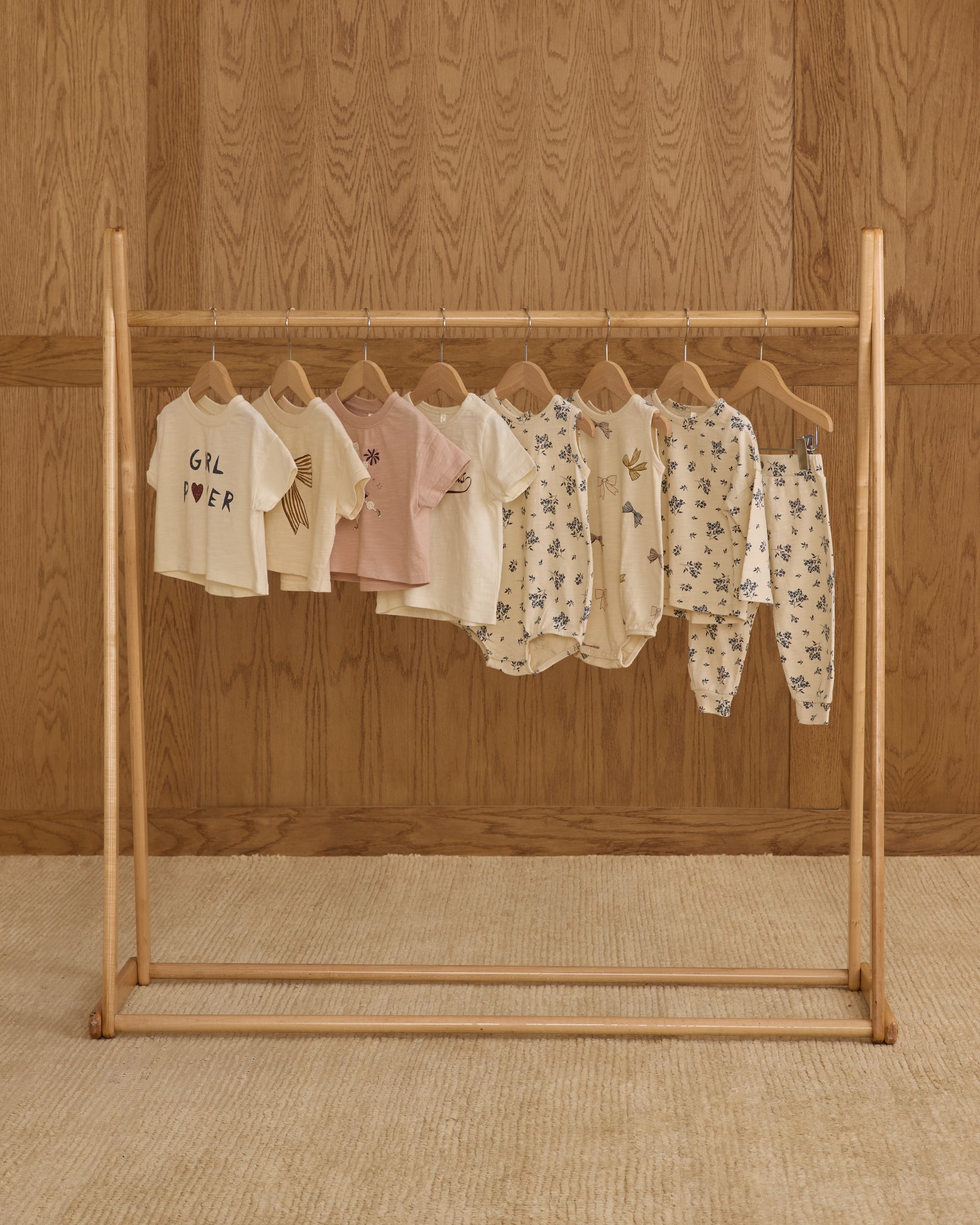 Boxy Tee || Bow - Rylee + Cru | Kids Clothes | Trendy Baby Clothes | Modern Infant Outfits |