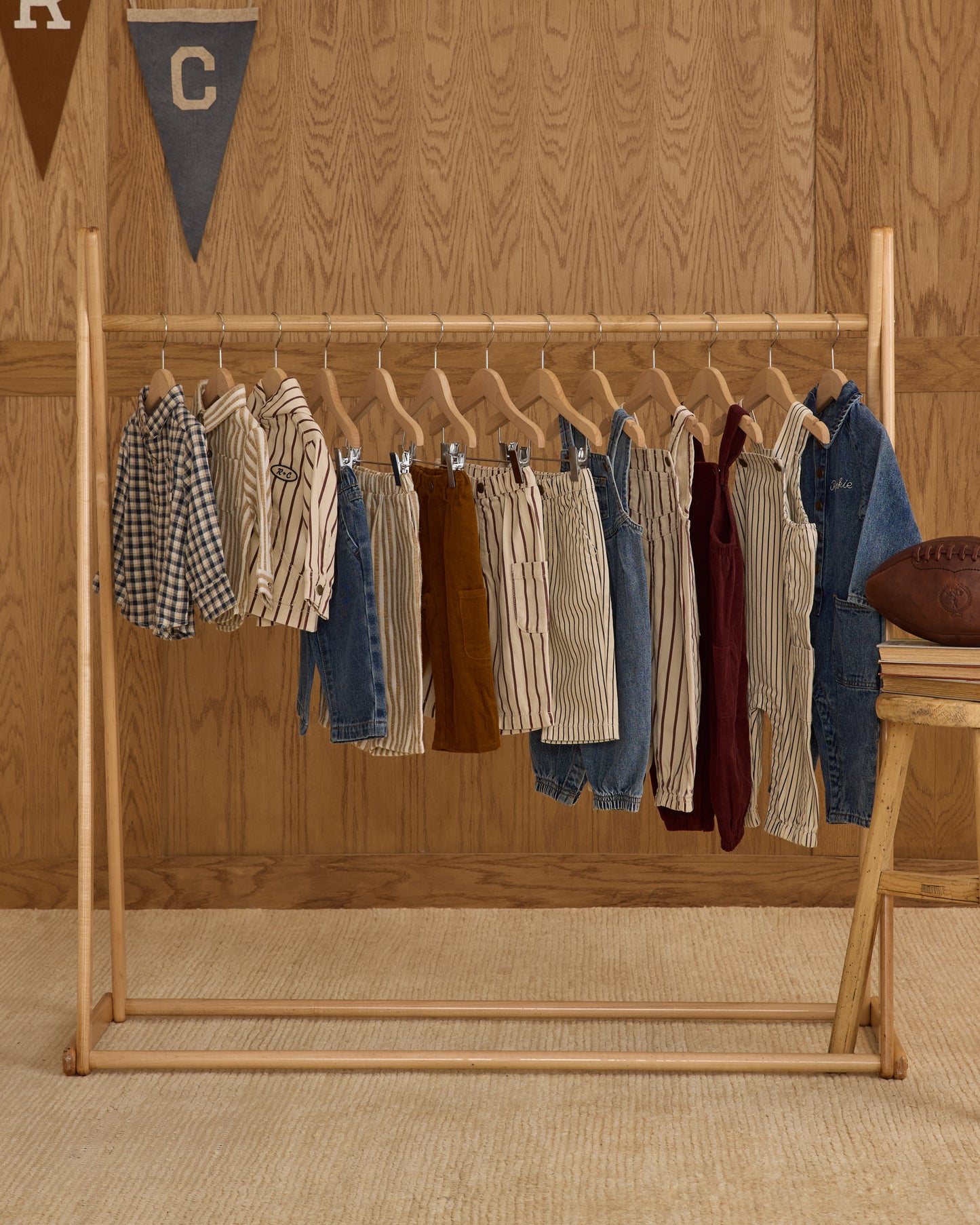 Cargo Baby Overall || Navy Pinstripe - Rylee + Cru | Kids Clothes | Trendy Baby Clothes | Modern Infant Outfits |