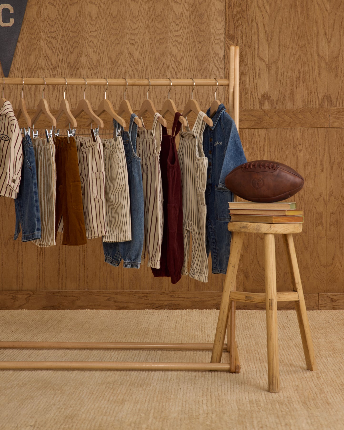 Cargo Baby Overall || Navy Pinstripe - Rylee + Cru | Kids Clothes | Trendy Baby Clothes | Modern Infant Outfits |