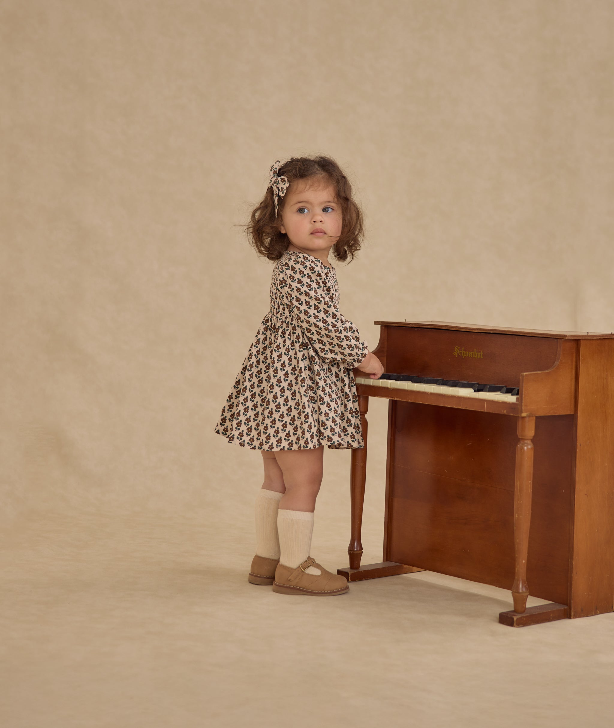 Ribbed Socks || Black, Antique - Rylee + Cru | Kids Clothes | Trendy Baby Clothes | Modern Infant Outfits |