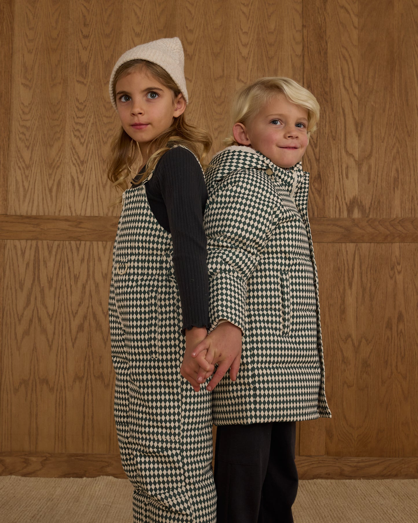 Snow Bib || Green Diamond - Rylee + Cru | Kids Clothes | Trendy Baby Clothes | Modern Infant Outfits |