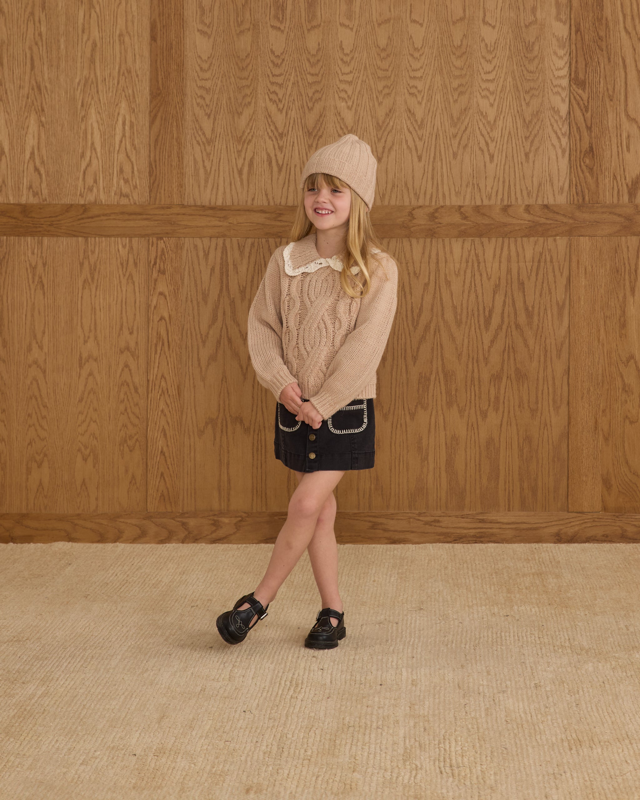 Denver Mini Skirt || Washed Black - Rylee + Cru | Kids Clothes | Trendy Baby Clothes | Modern Infant Outfits |