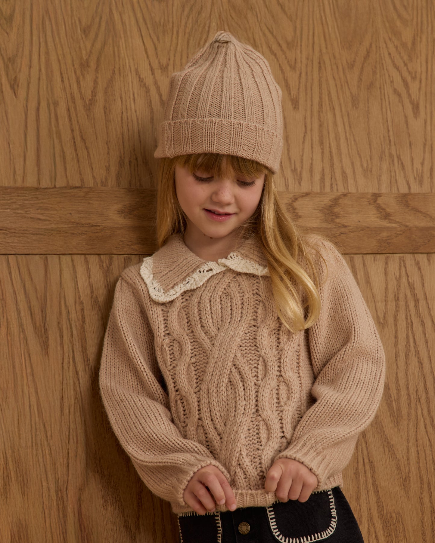 Beanie || Heathered Antique - Rylee + Cru | Kids Clothes | Trendy Baby Clothes | Modern Infant Outfits |