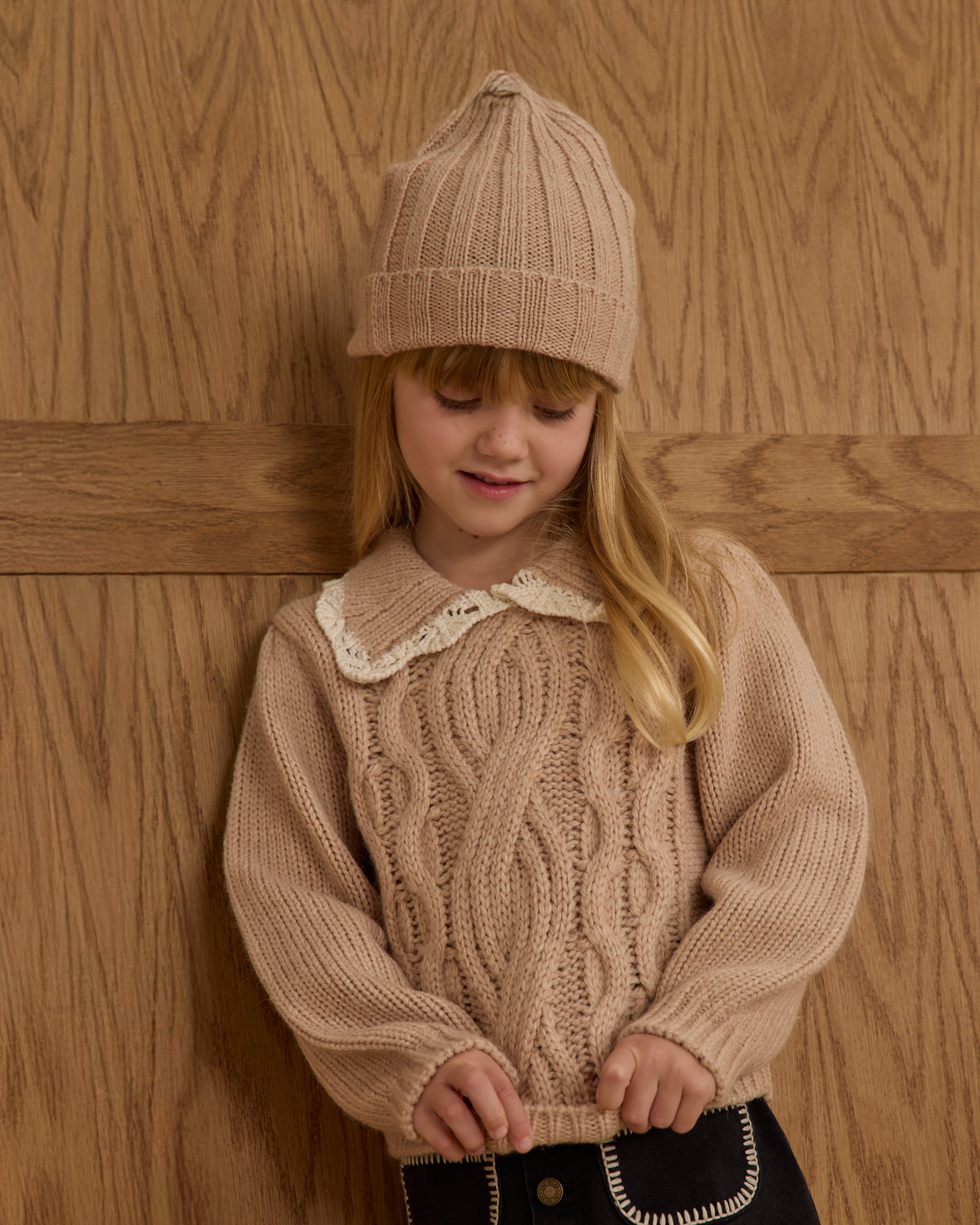 Beanie || Heathered Antique - Rylee + Cru | Kids Clothes | Trendy Baby Clothes | Modern Infant Outfits |
