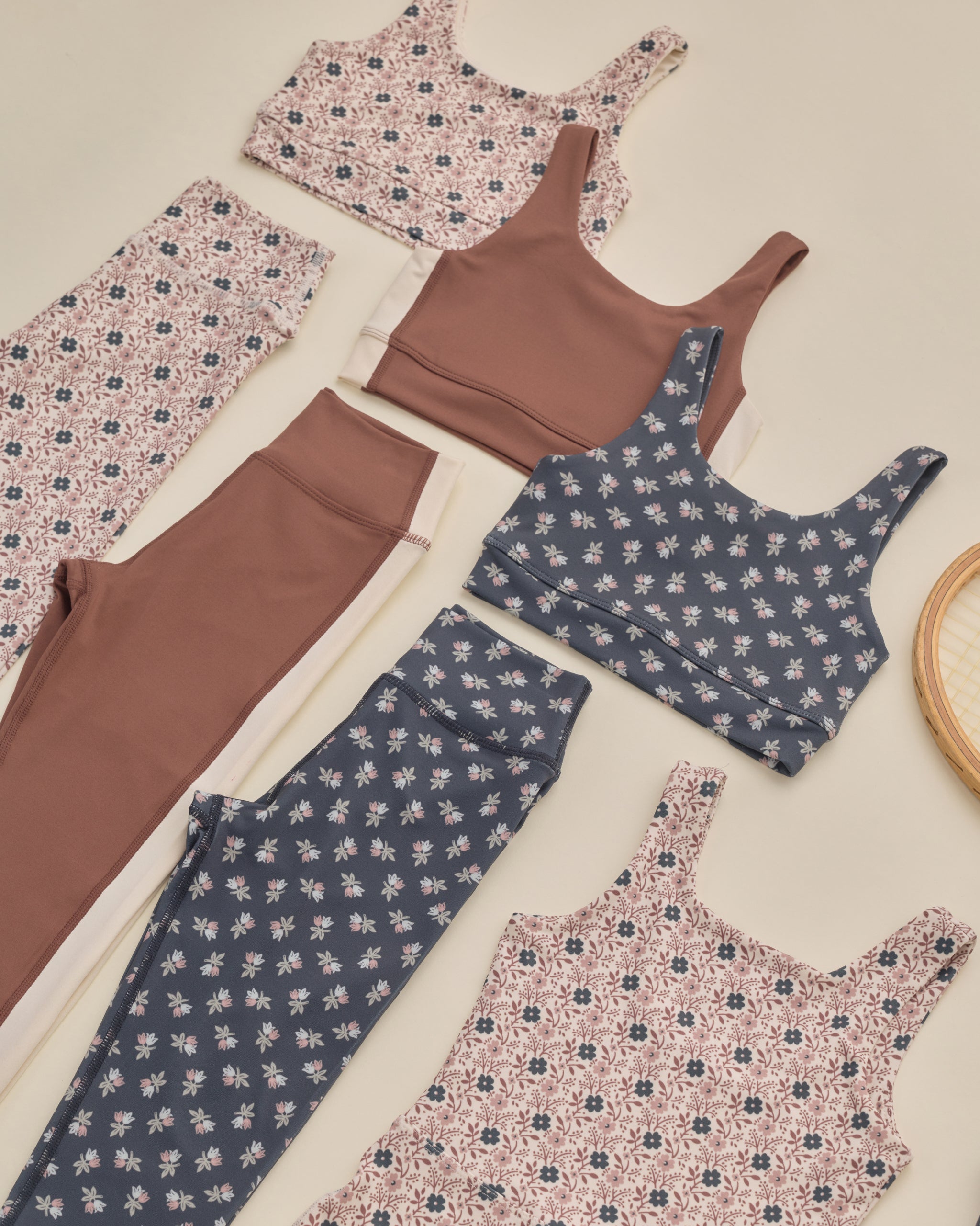 Basic Legging Blue Blooms - Rylee + Cru | Kids Clothes | Trendy Baby Clothes | Modern Infant Outfits |
