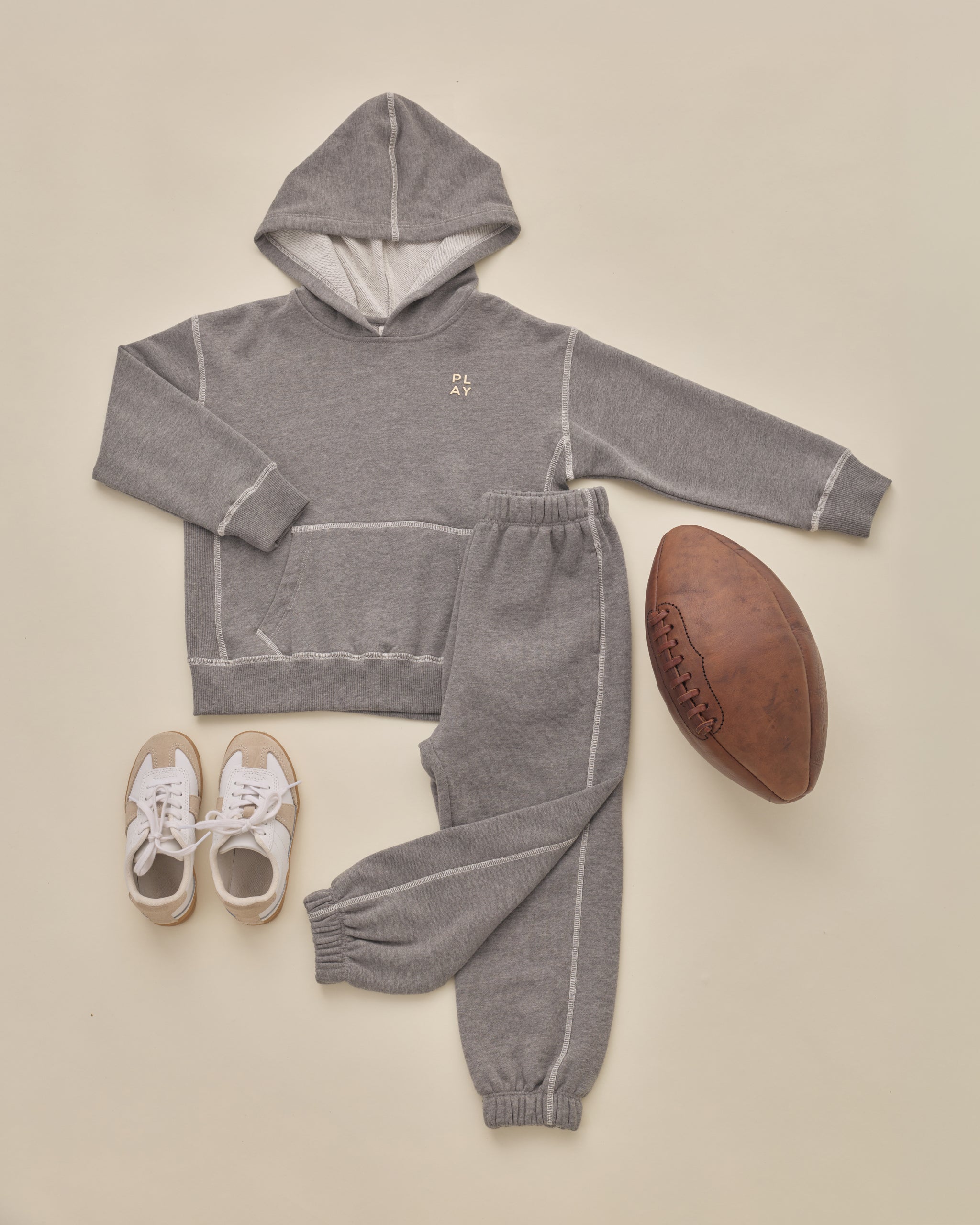 Coast Hoodie Dark Heathered Grey - Rylee + Cru | Kids Clothes | Trendy Baby Clothes | Modern Infant Outfits |