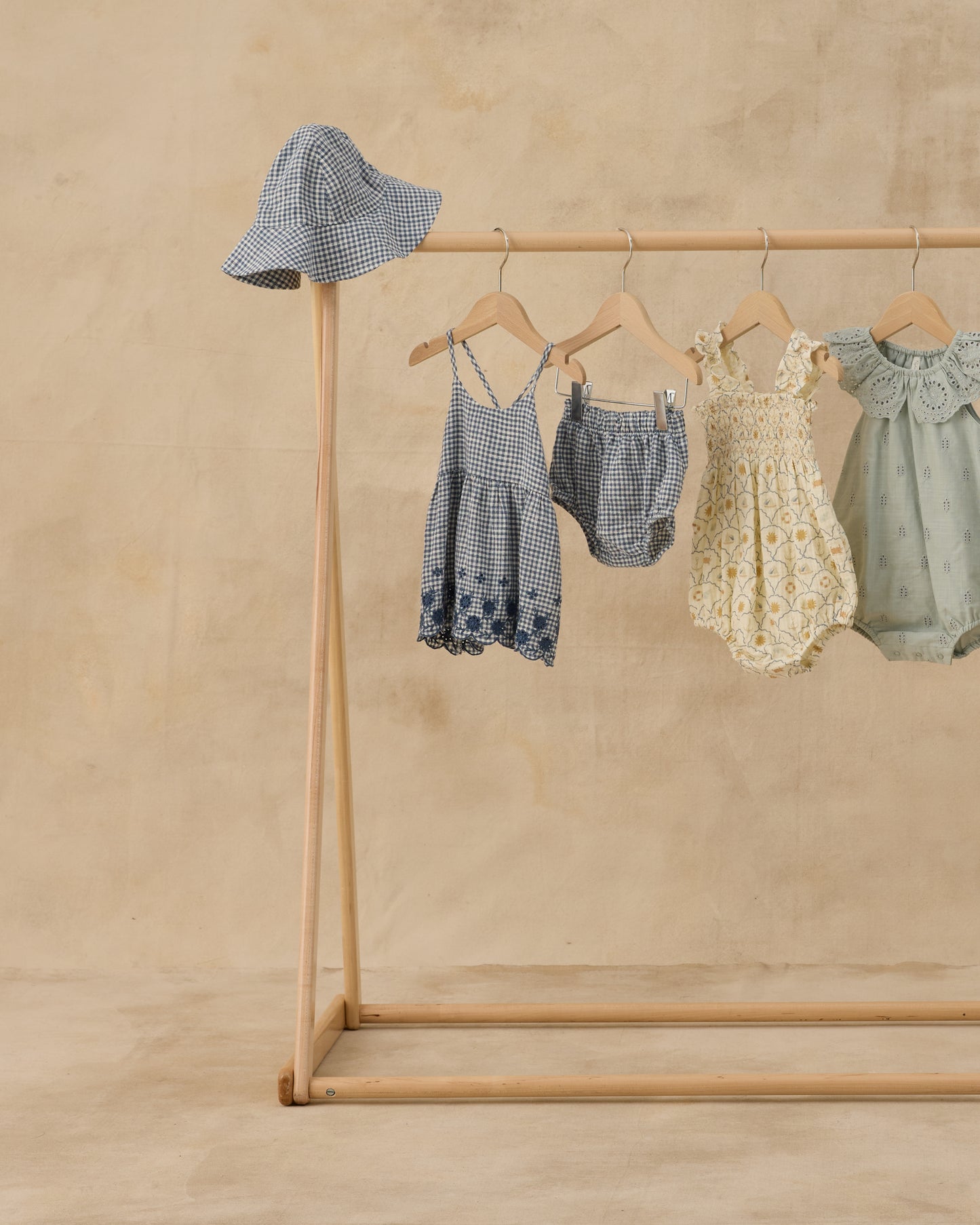 Floppy Sun Hat Marine Gingham