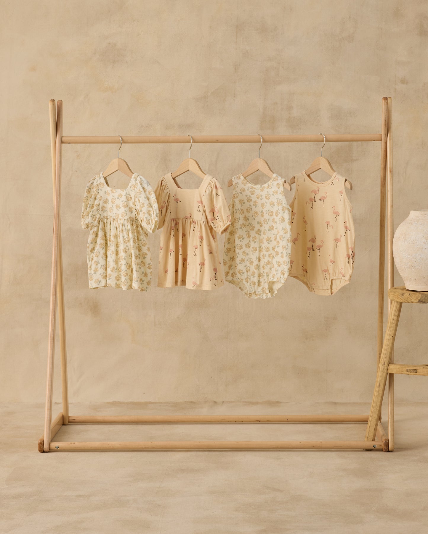 Brea Kleid Gelb geblümt