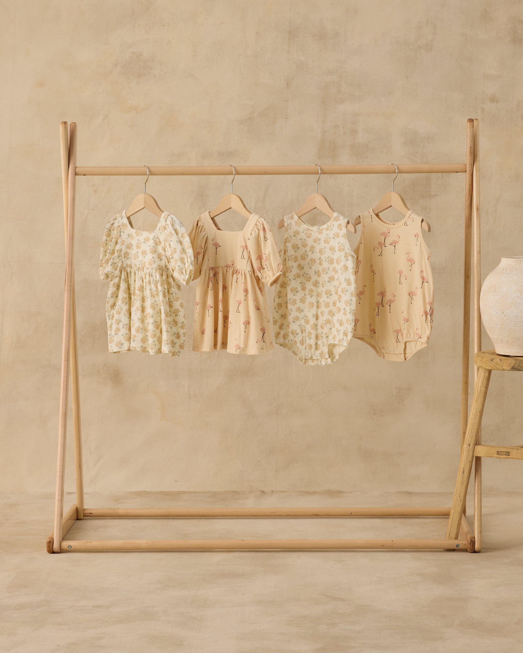 Brea Kleid Gelb geblümt