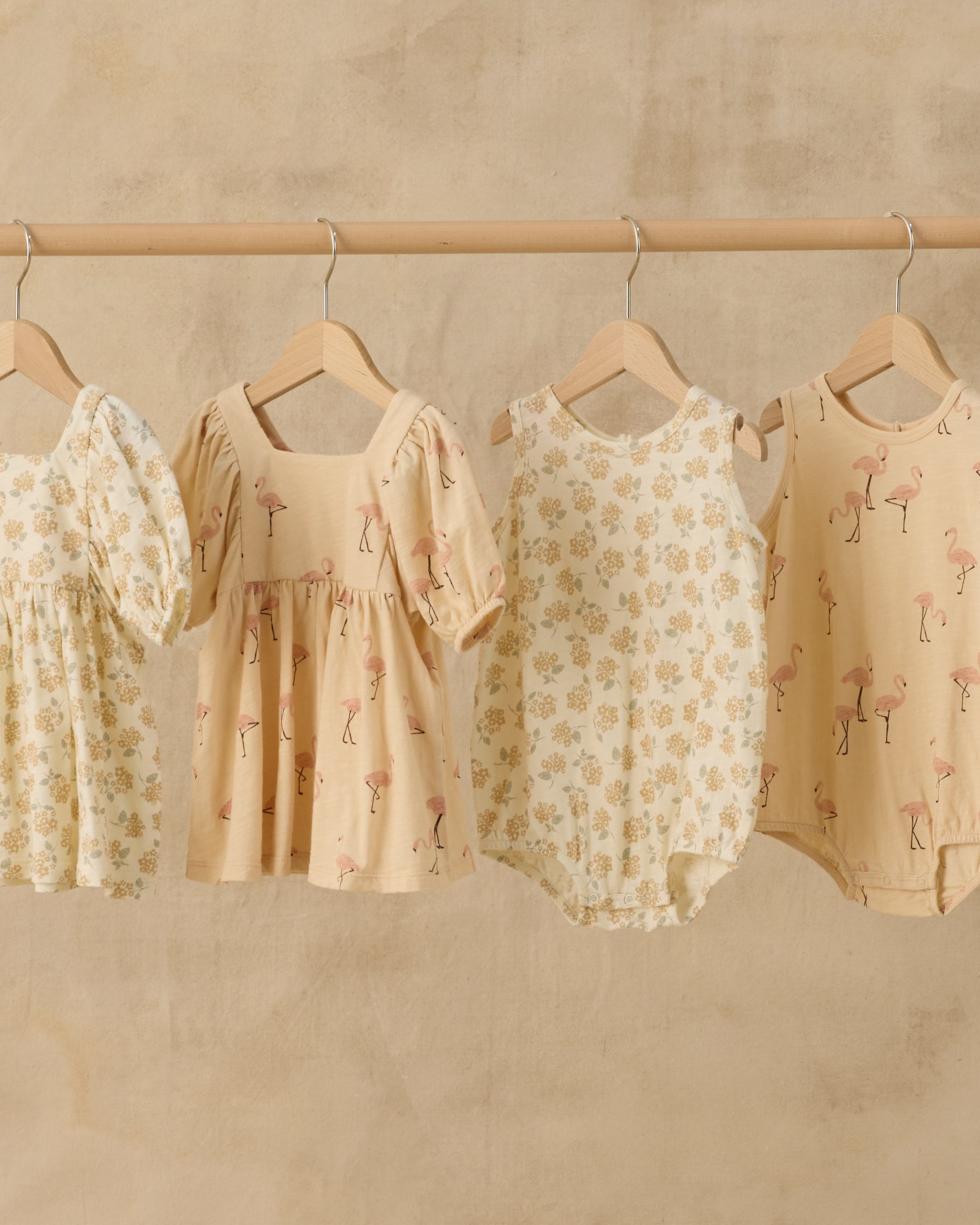 Bubble Onesie Yellow Ditsy