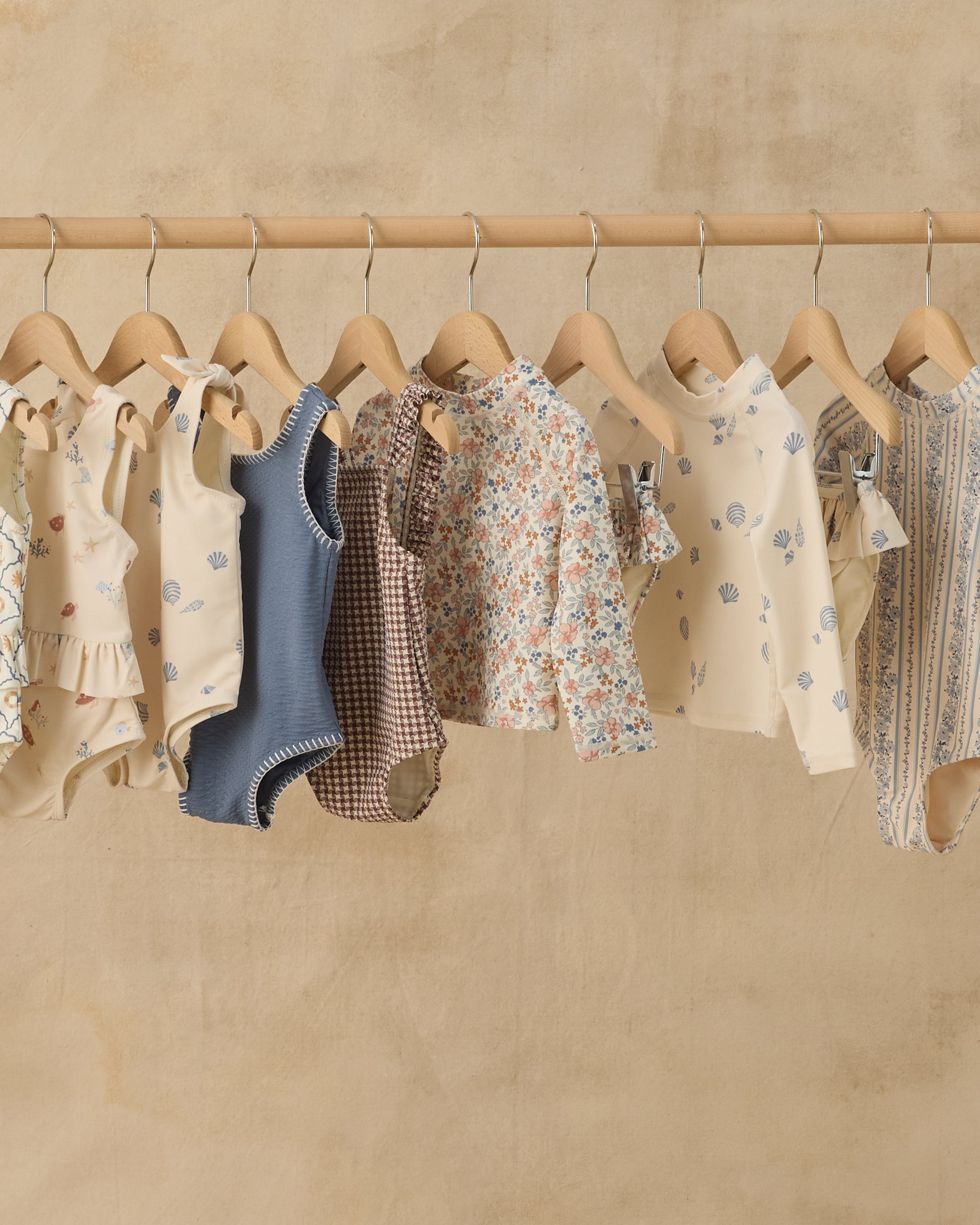 Rashguard Girls Set Seashells