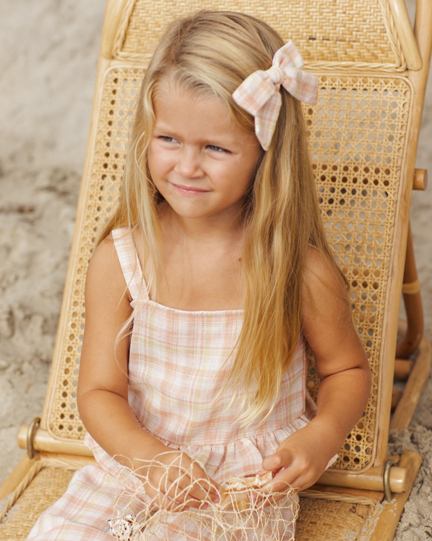 Bow Summer Plaid - Rylee + Cru | Kids Clothes | Trendy Baby Clothes | Modern Infant Outfits |