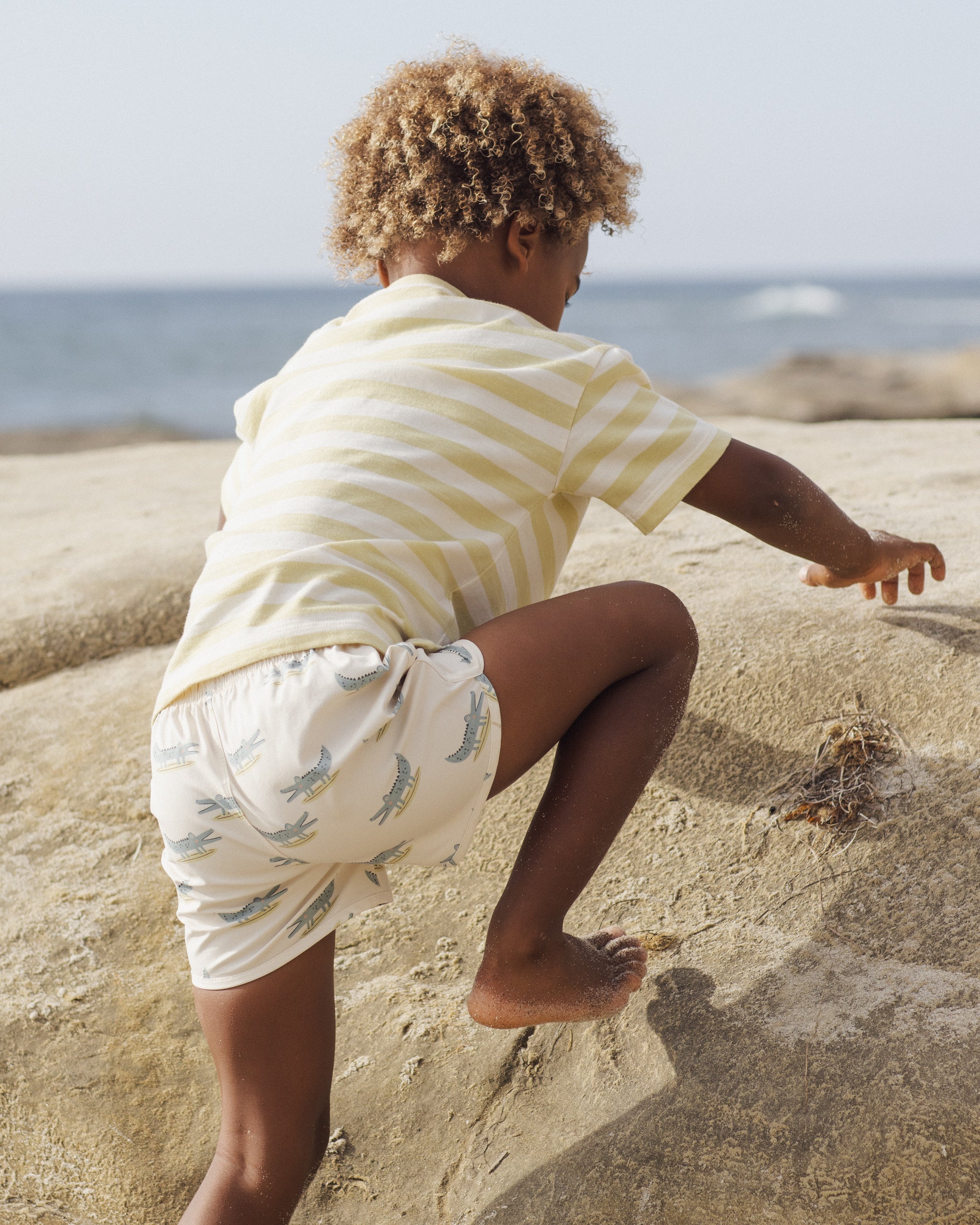 Swim Trunk Alligators - Rylee + Cru | Kids Clothes | Trendy Baby Clothes | Modern Infant Outfits |