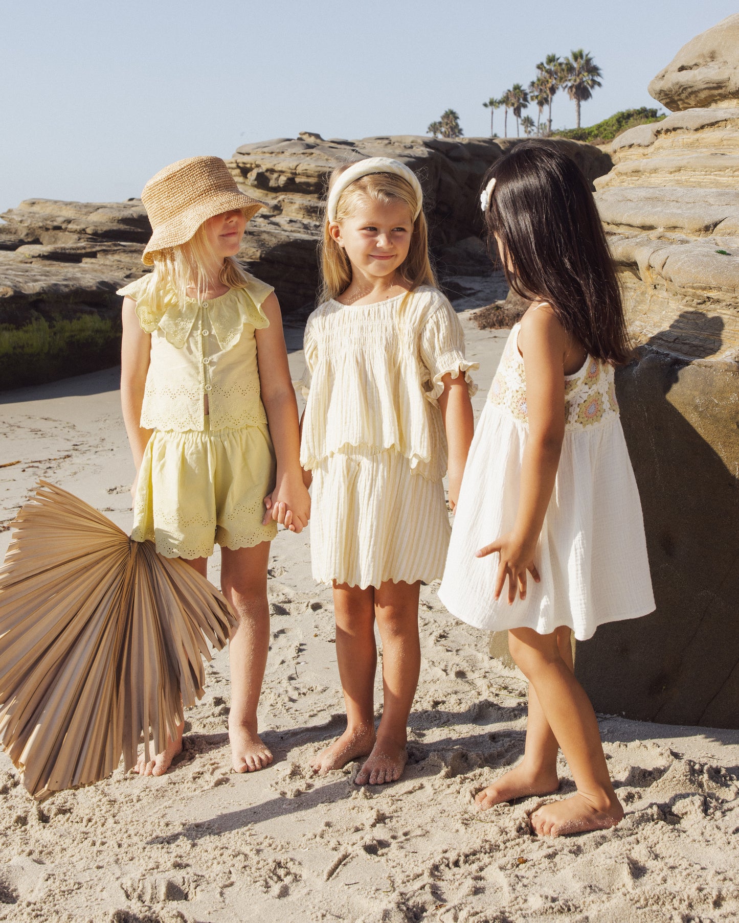 Remi Blouse Citron - Rylee + Cru | Kids Clothes | Trendy Baby Clothes | Modern Infant Outfits |