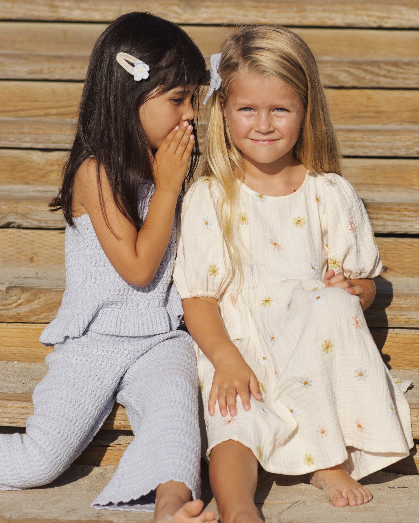 Mari Knit Set Periwinkle - Rylee + Cru | Kids Clothes | Trendy Baby Clothes | Modern Infant Outfits |