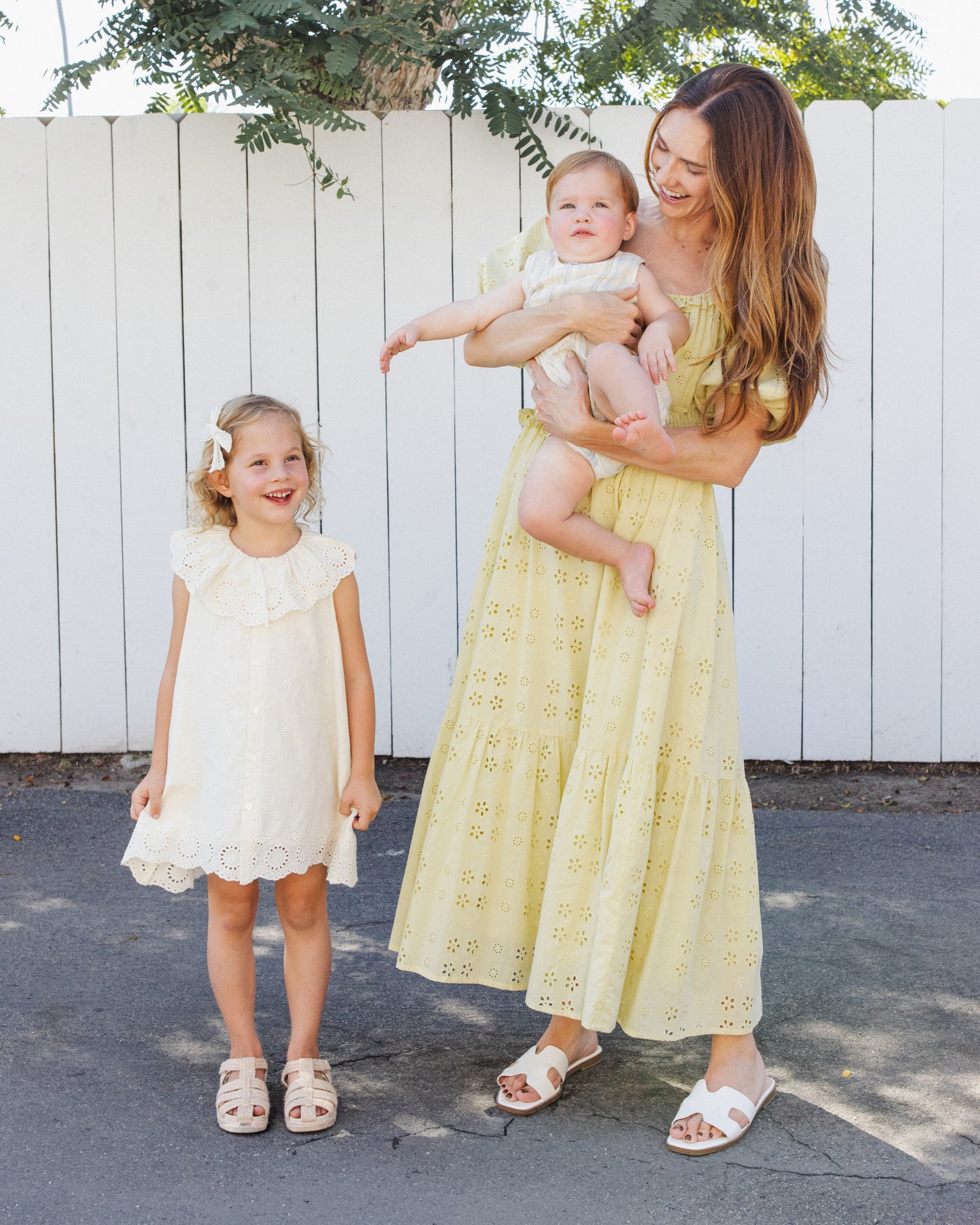 Marina Dress Ivory - Rylee + Cru | Kids Clothes | Trendy Baby Clothes | Modern Infant Outfits |
