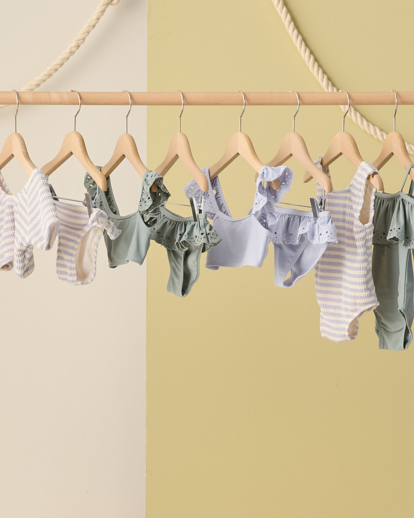 Moxie One-Piece Periwinkle Stripe - Rylee + Cru | Kids Clothes | Trendy Baby Clothes | Modern Infant Outfits |