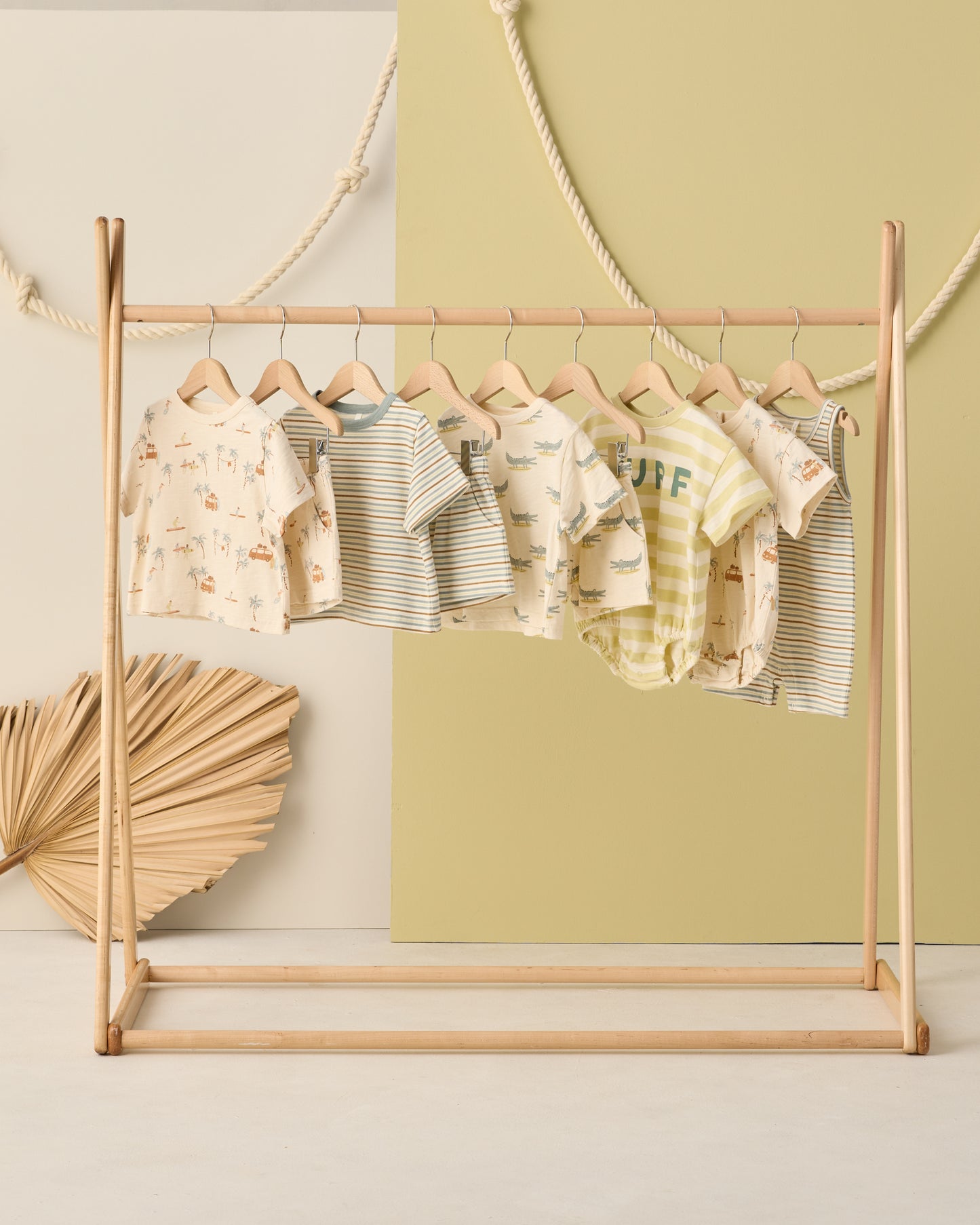 Relaxed Bubble Romper Surf - Rylee + Cru | Kids Clothes | Trendy Baby Clothes | Modern Infant Outfits |