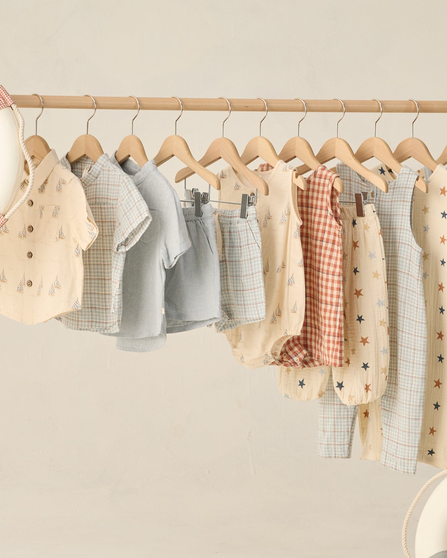 Beau Romper Sail - Rylee + Cru | Kids Clothes | Trendy Baby Clothes | Modern Infant Outfits |