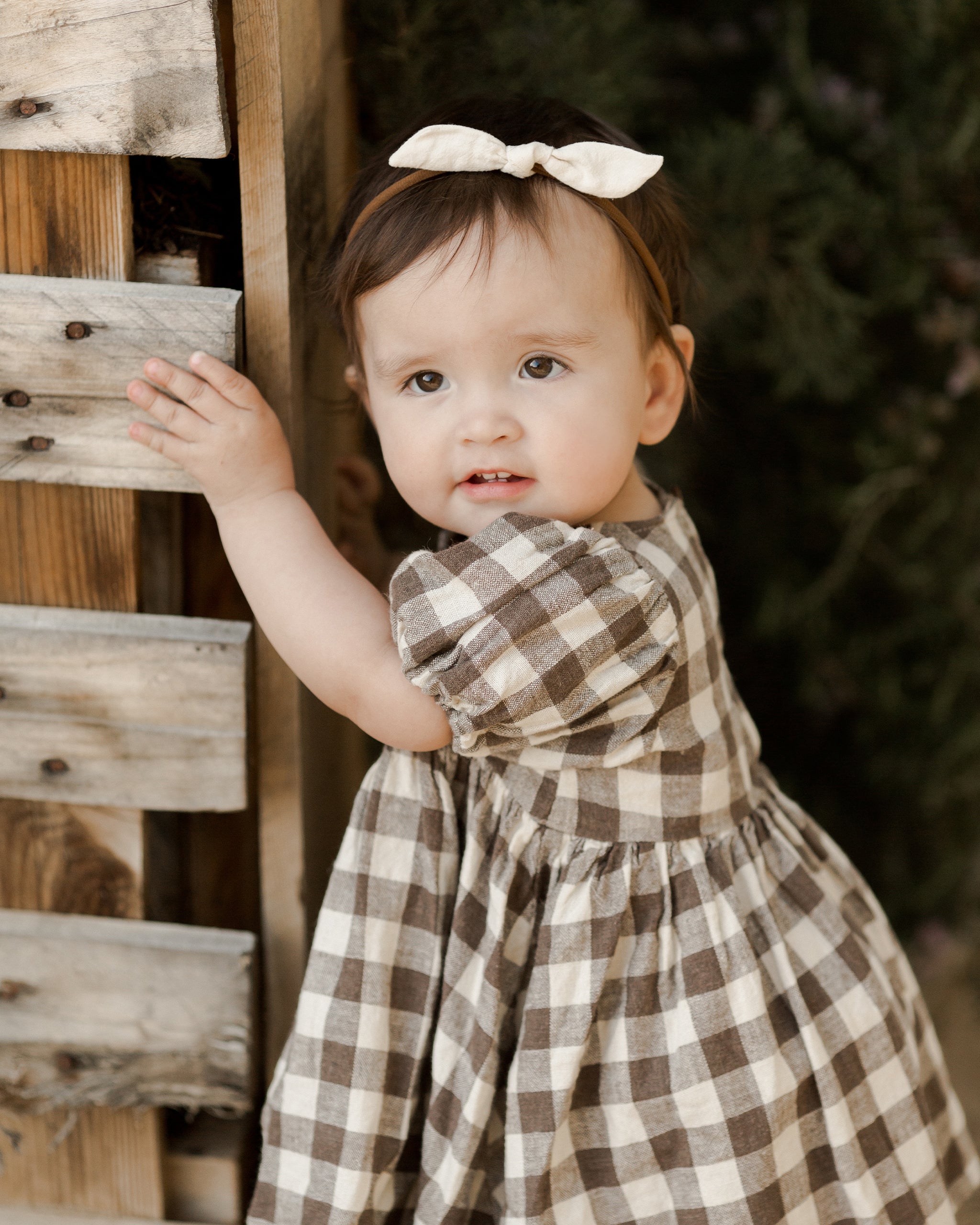 Marley Dress || Charcoal Check - Rylee + Cru | Kids Clothes | Trendy Baby Clothes | Modern Infant Outfits |