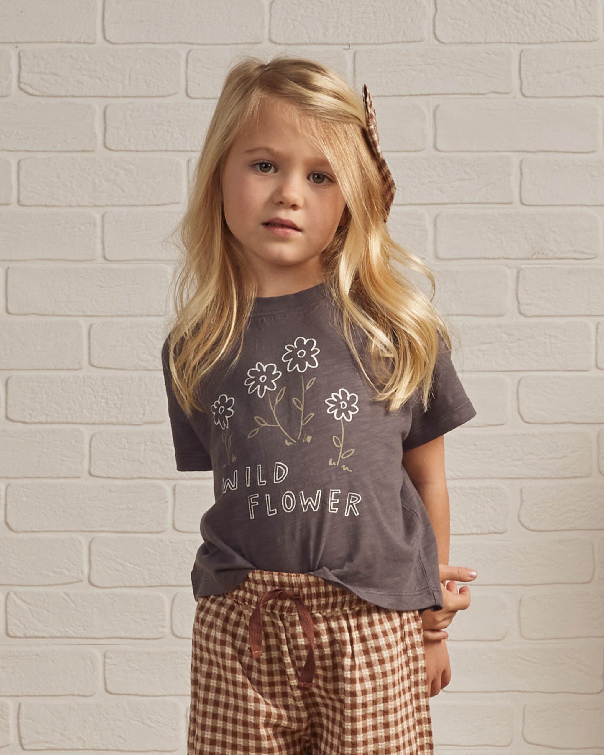 Boxy Tee || Wild Flower - Rylee + Cru | Kids Clothes | Trendy Baby Clothes | Modern Infant Outfits |
